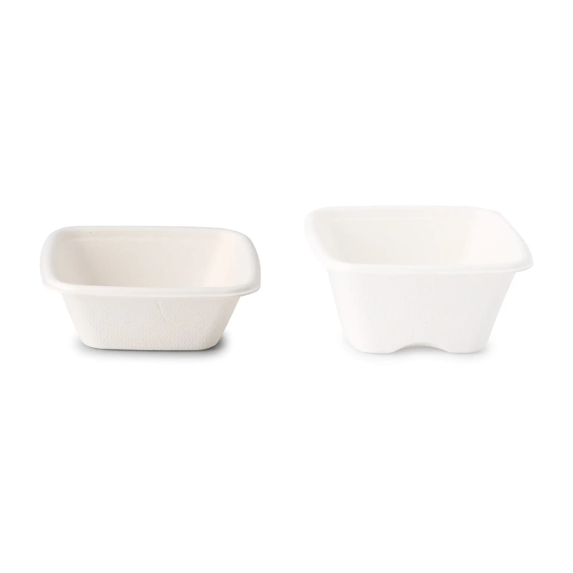 Sugarcane-portion cups 70 ml, 80 x 80 x 27 mm, square