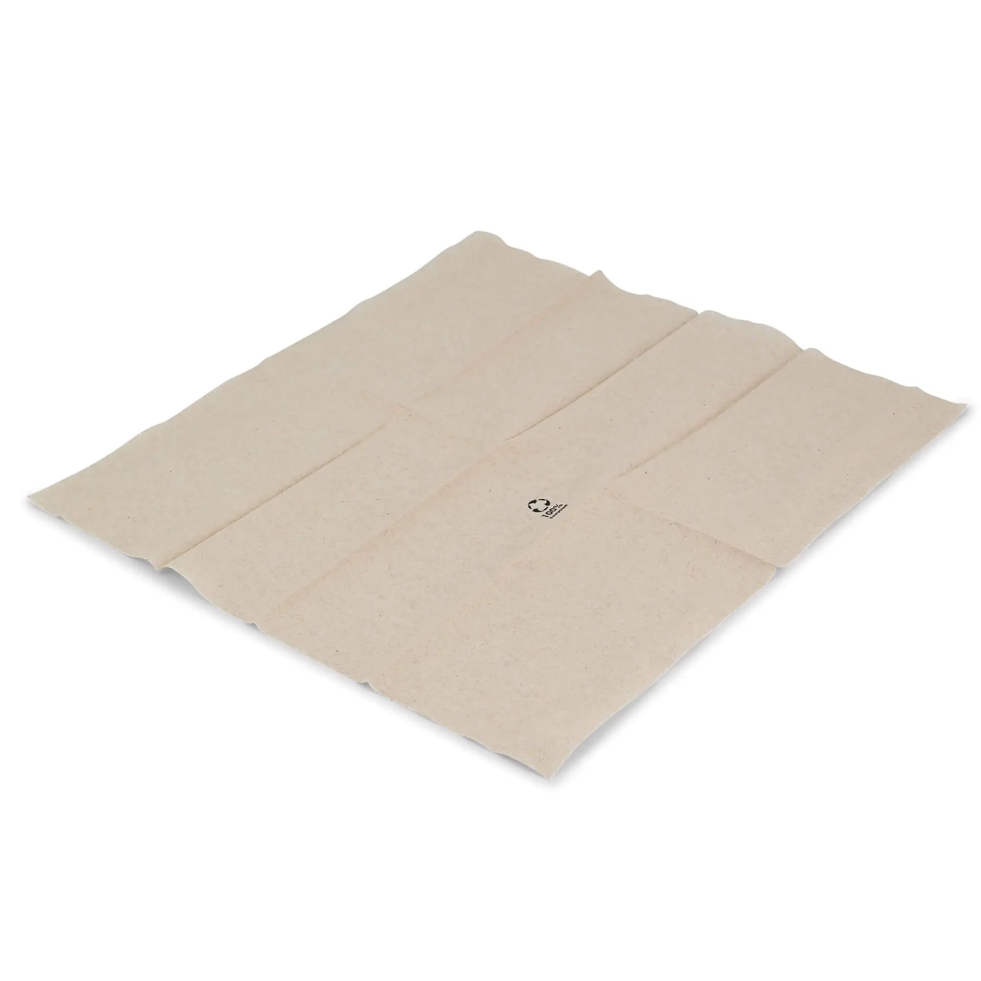 rPaper-napkins 33 x 33 cm, 1-ply, 1/8 fold, unbleached