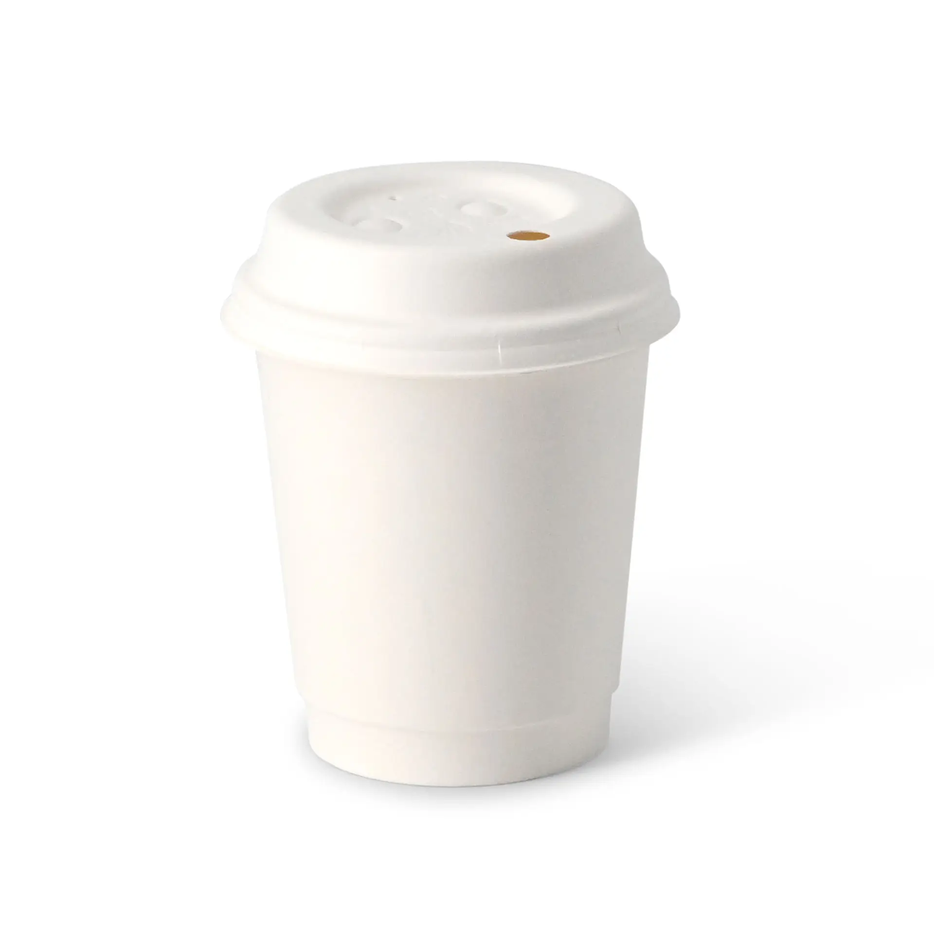 8 oz Take away coffee cups (coated), double-walled, Ø 80 mm, white