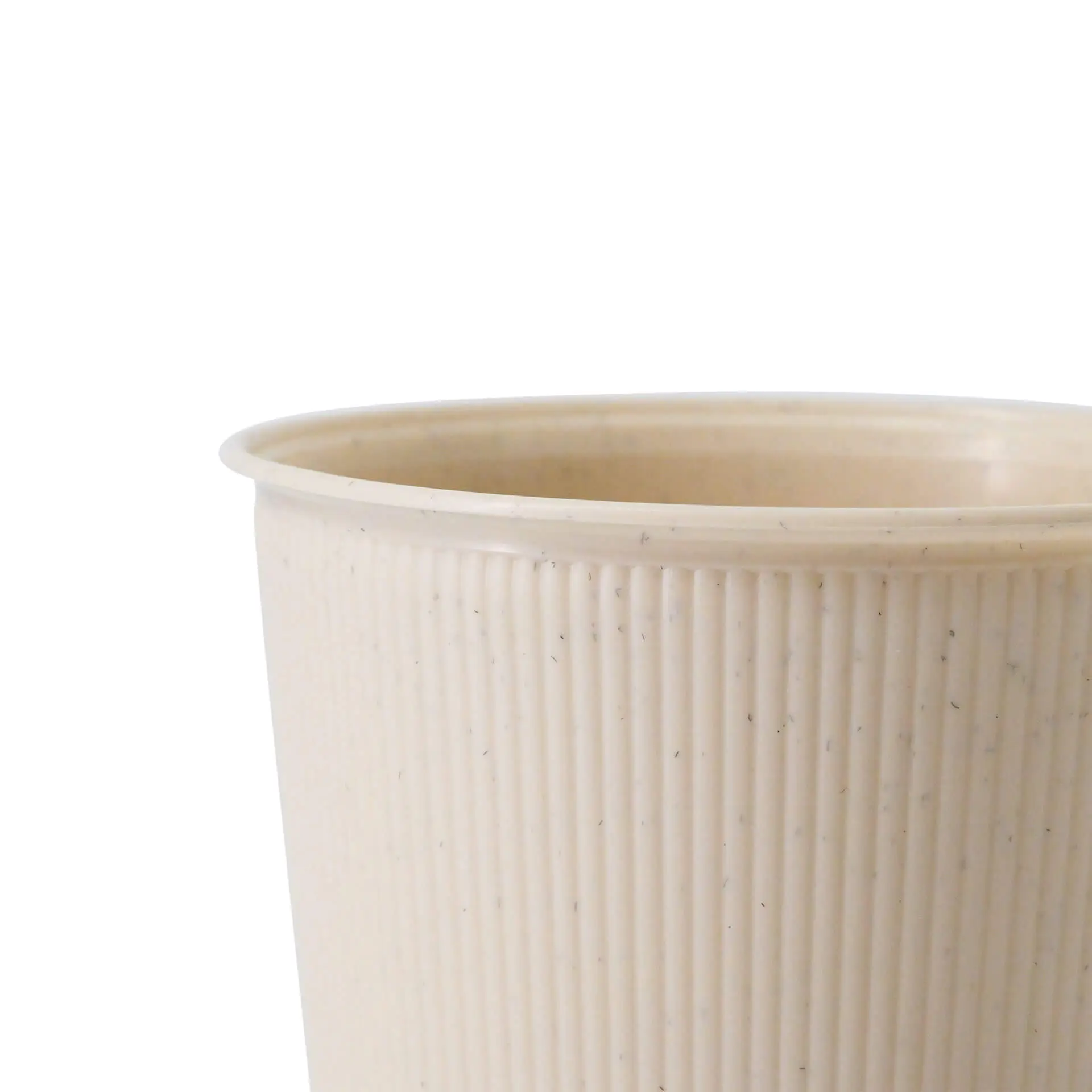 Reusable coffee cups, 12 oz, Ø 90 mm, creamy white