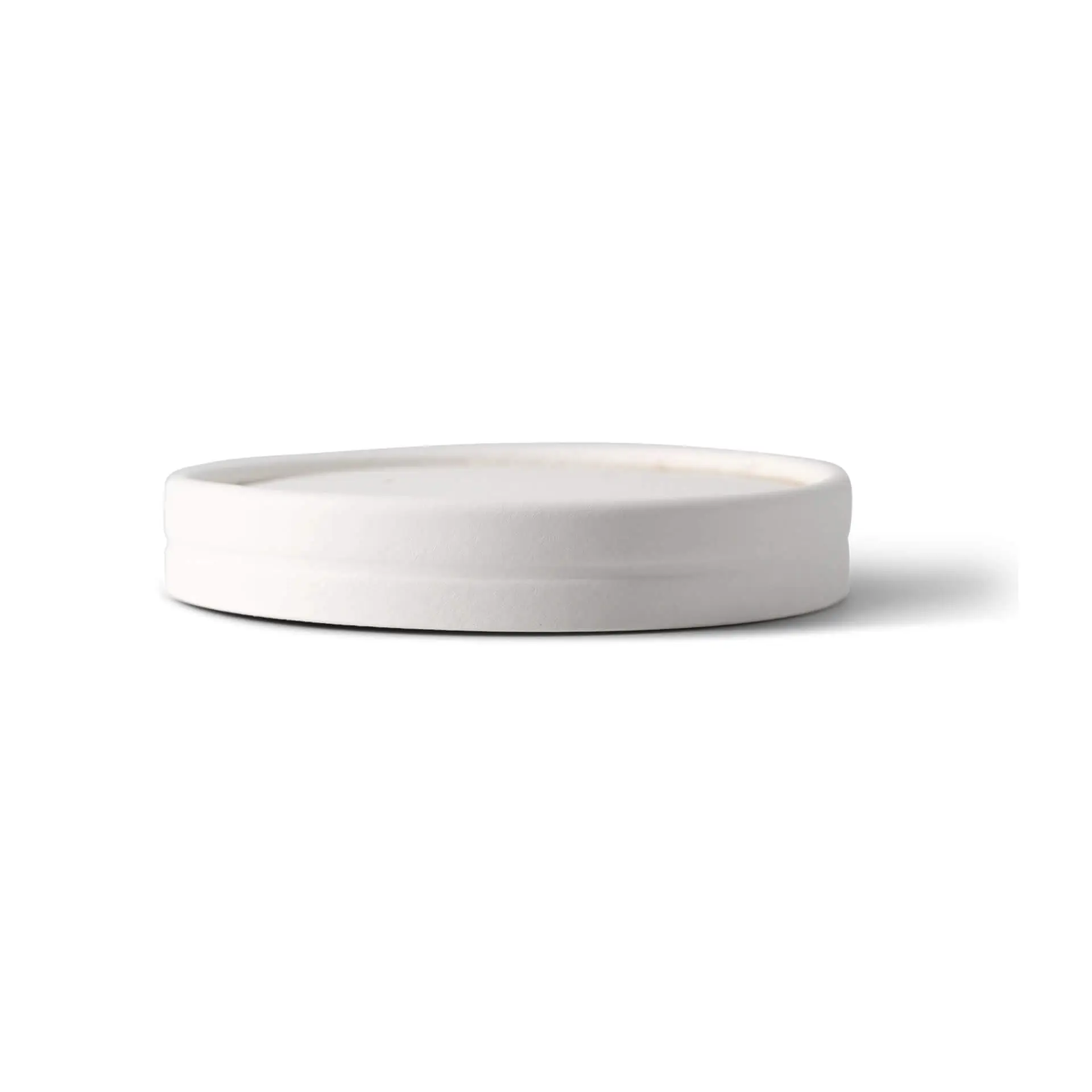 Cardboard membrane lids Ø 90 mm, white