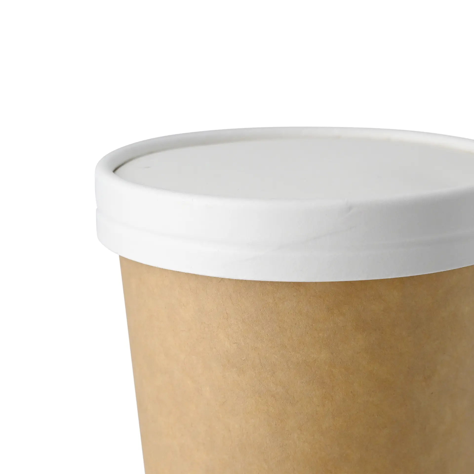 Cardboard lids Ø 95 mm, white