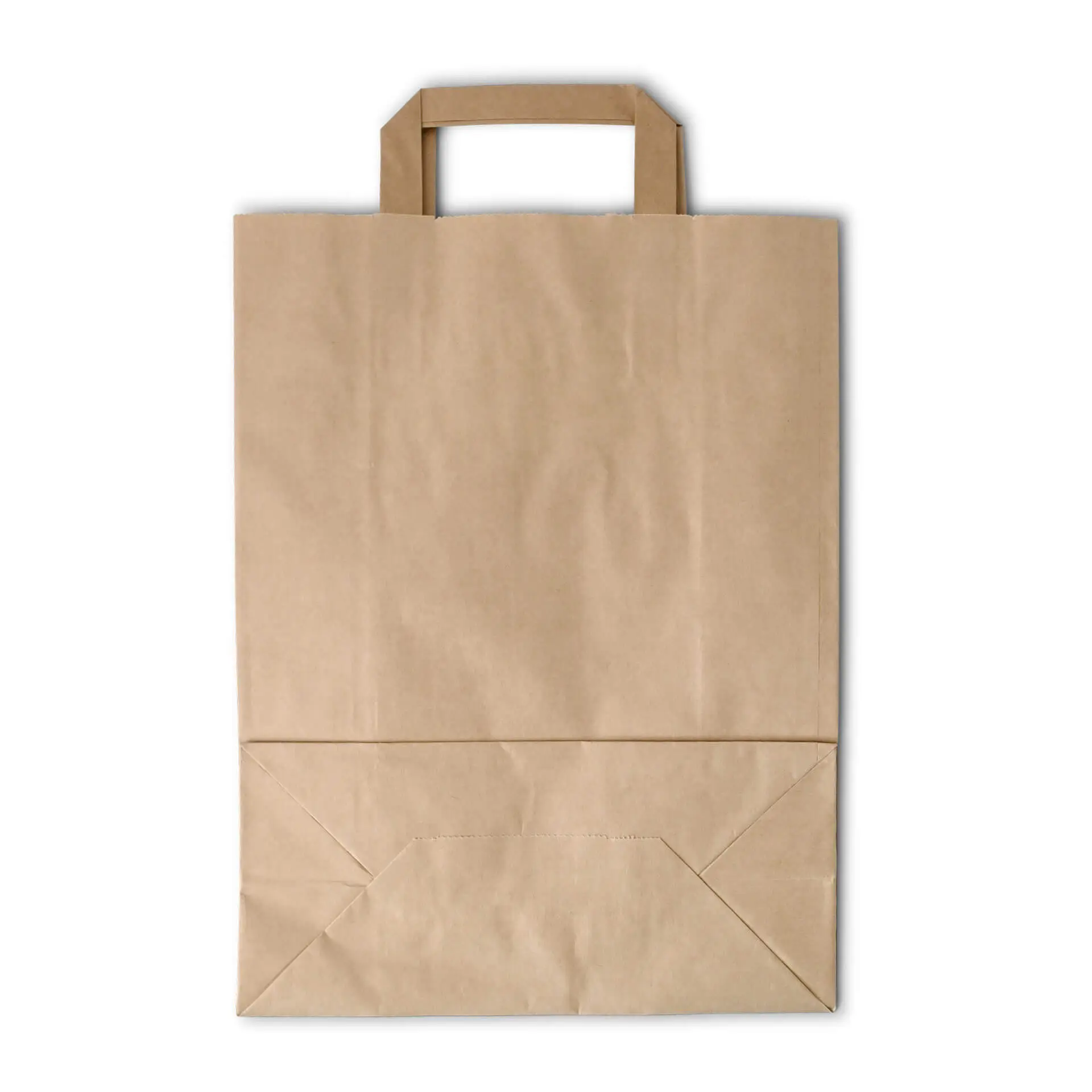 Recycling paper-carrier bags L, 26 x 12 x 35 cm, brown