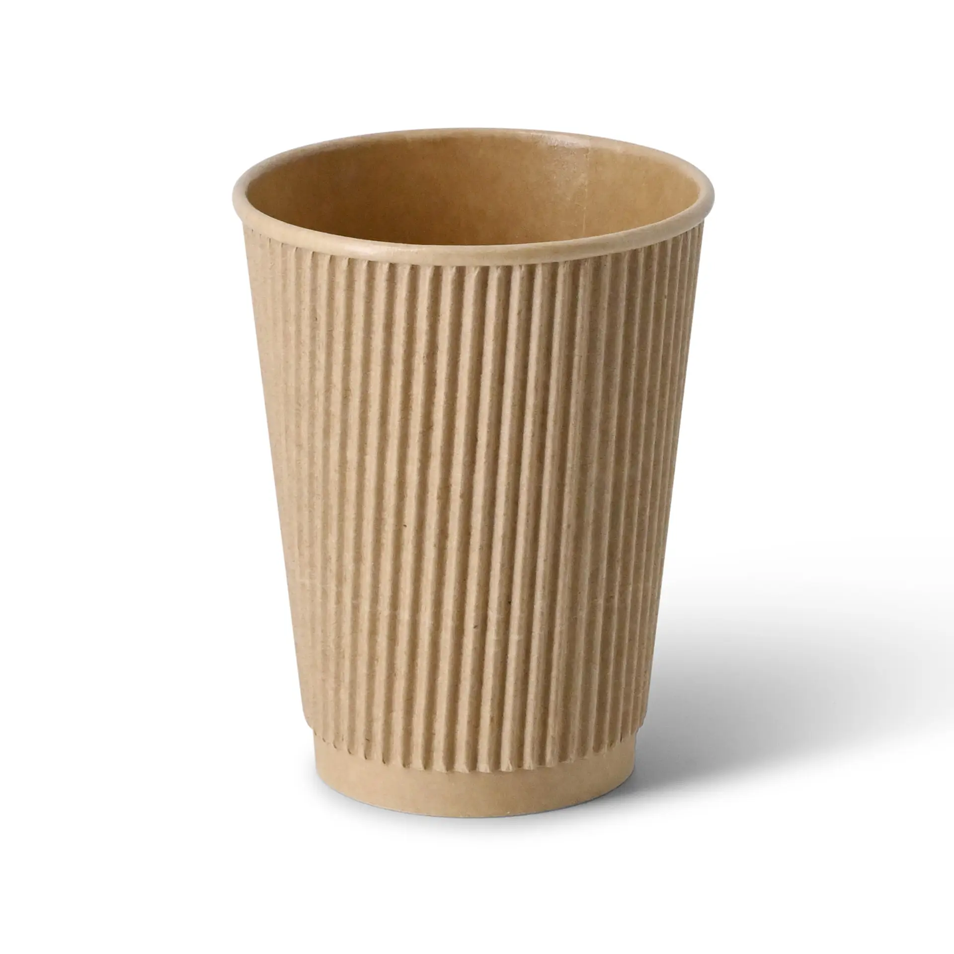 12 oz Ripple cups / Coffee cups, Ø 90 mm, kraft