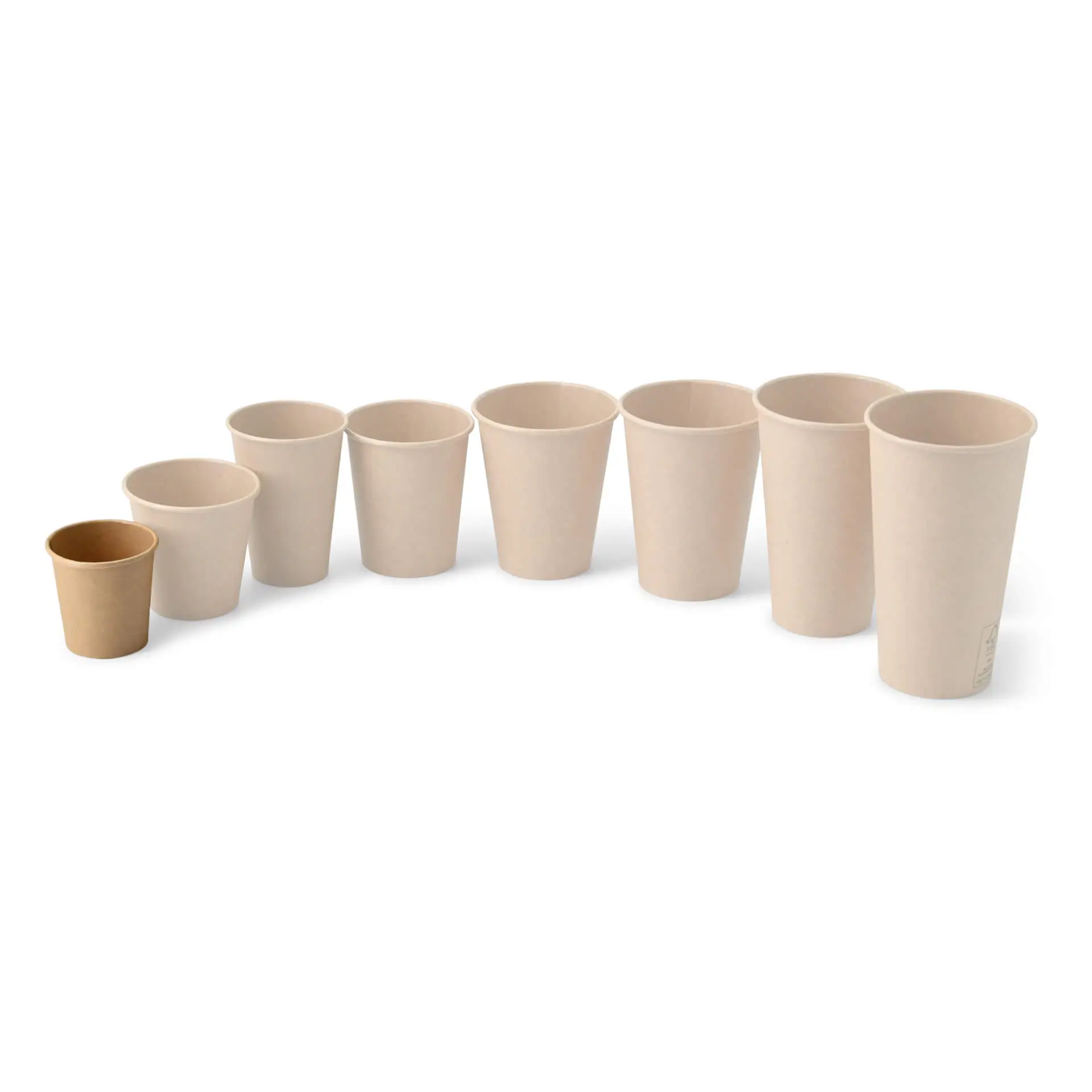 4 oz Paper cups single wall, Ø 62 mm, kraft