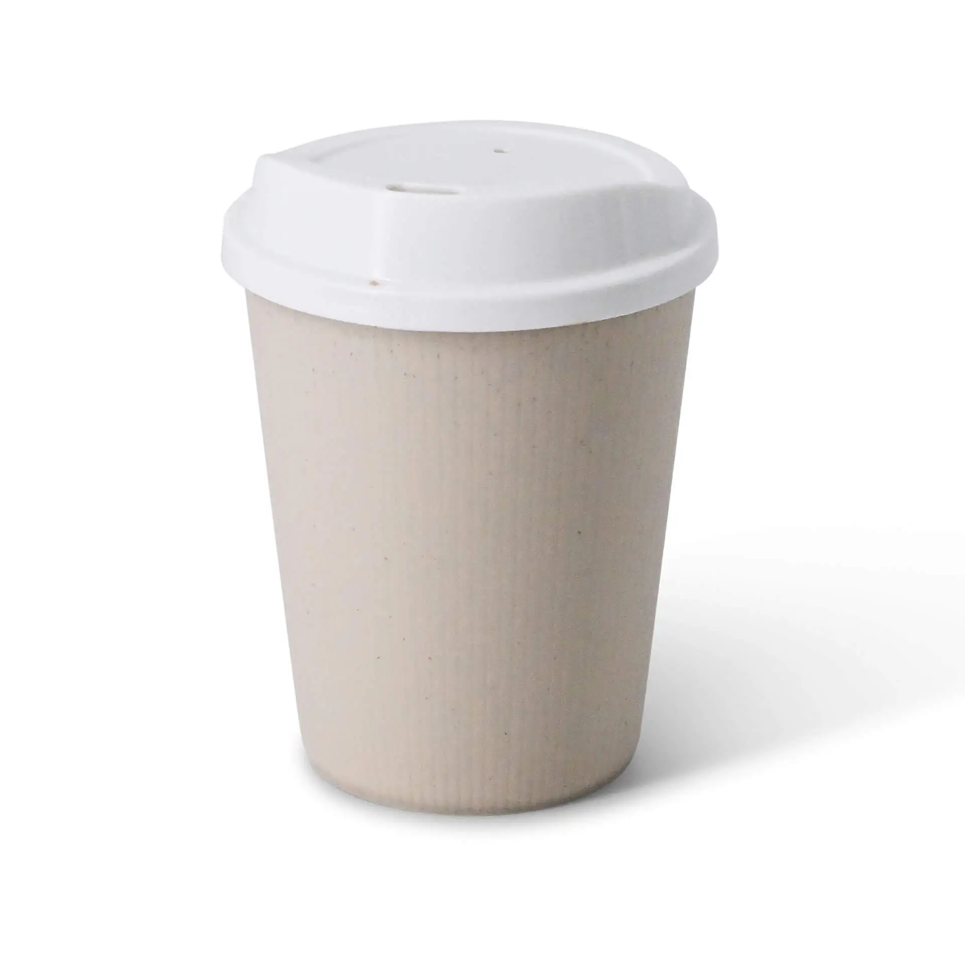 Reusable coffee cups, 8 oz, Ø 80 mm, creamy white