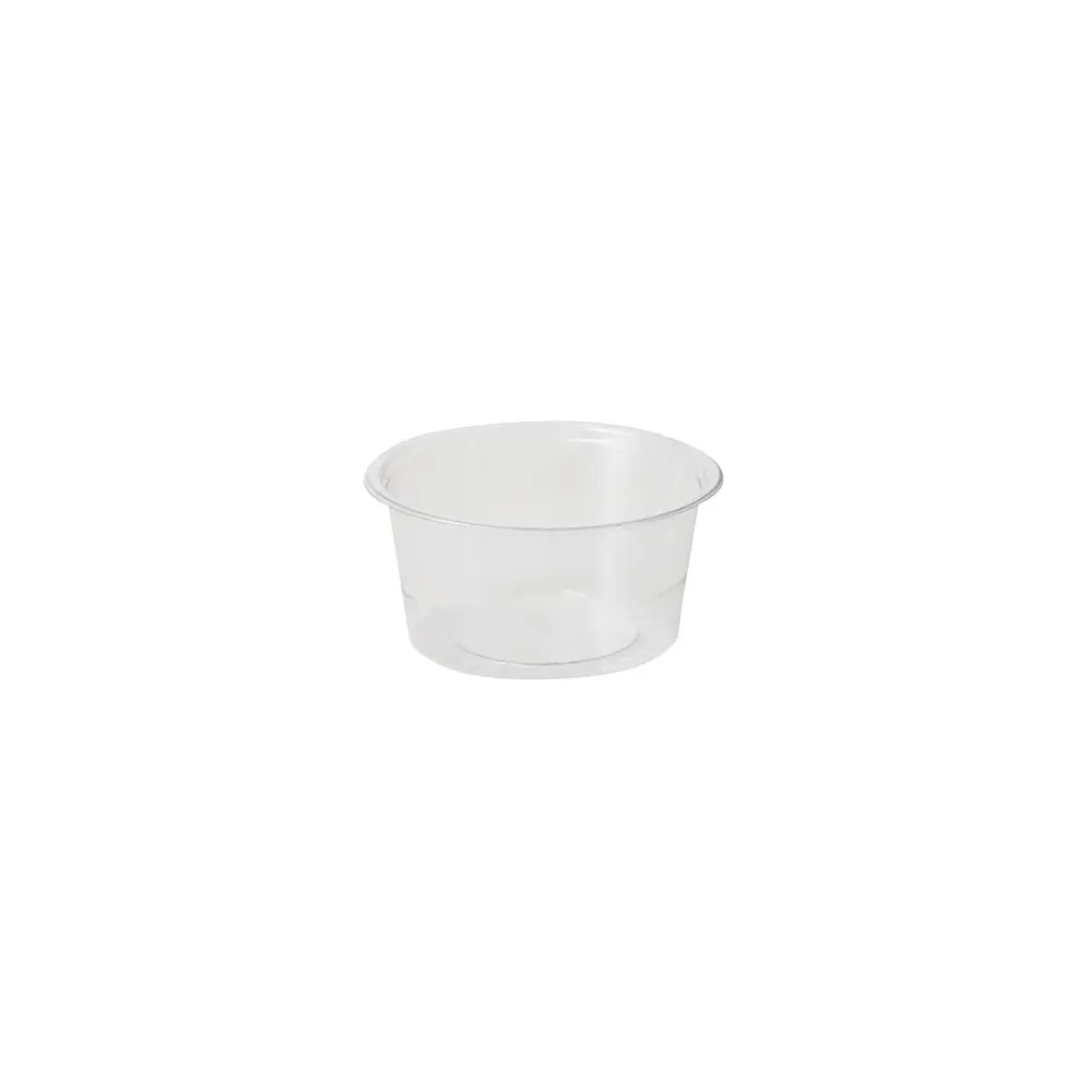 100 ml / 3.5 oz rPET portion cups, Ø 75 mm, transparent