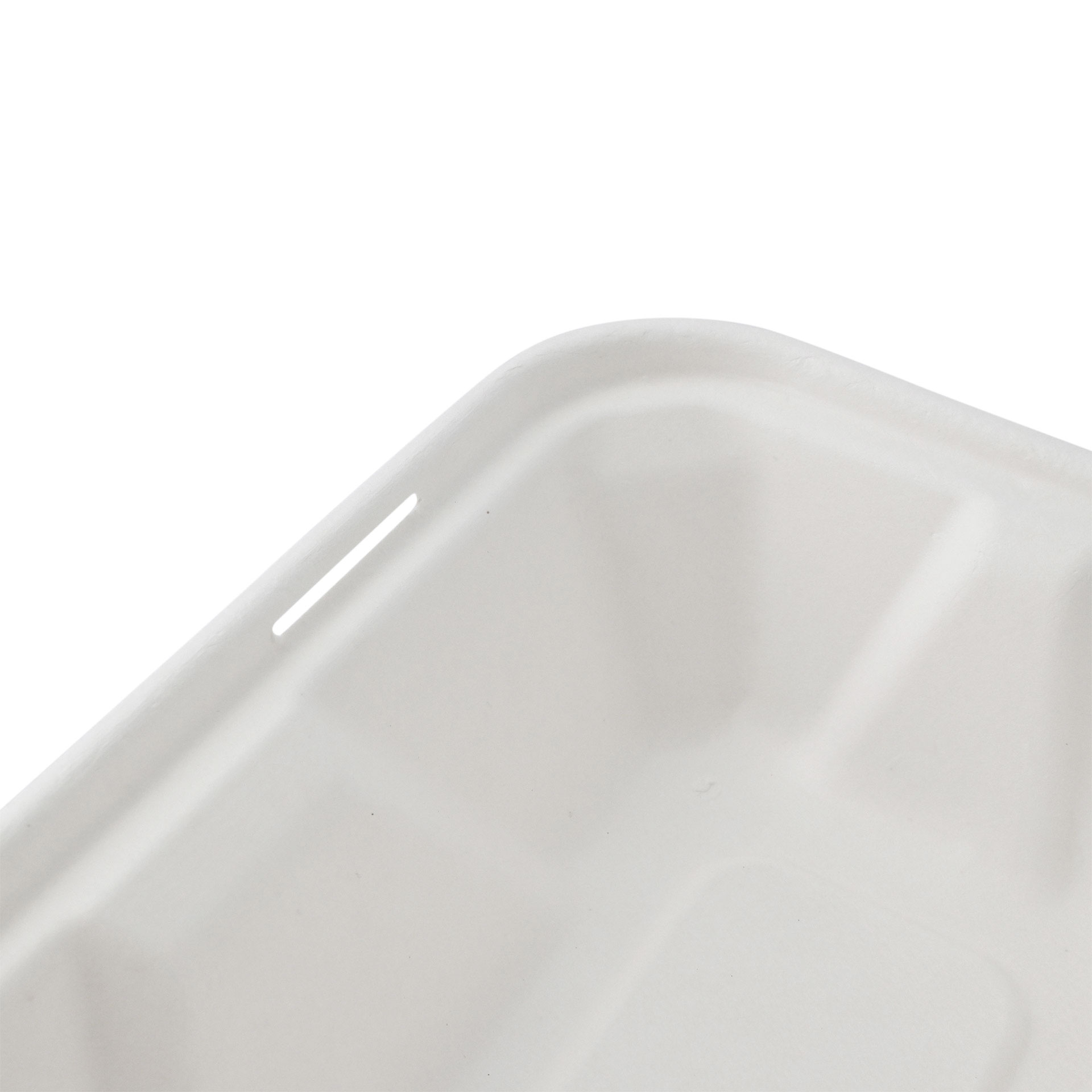 Take-away Boxen aus Zuckerrohr 23 x 15,5 x 7,5 cm, rechteckig