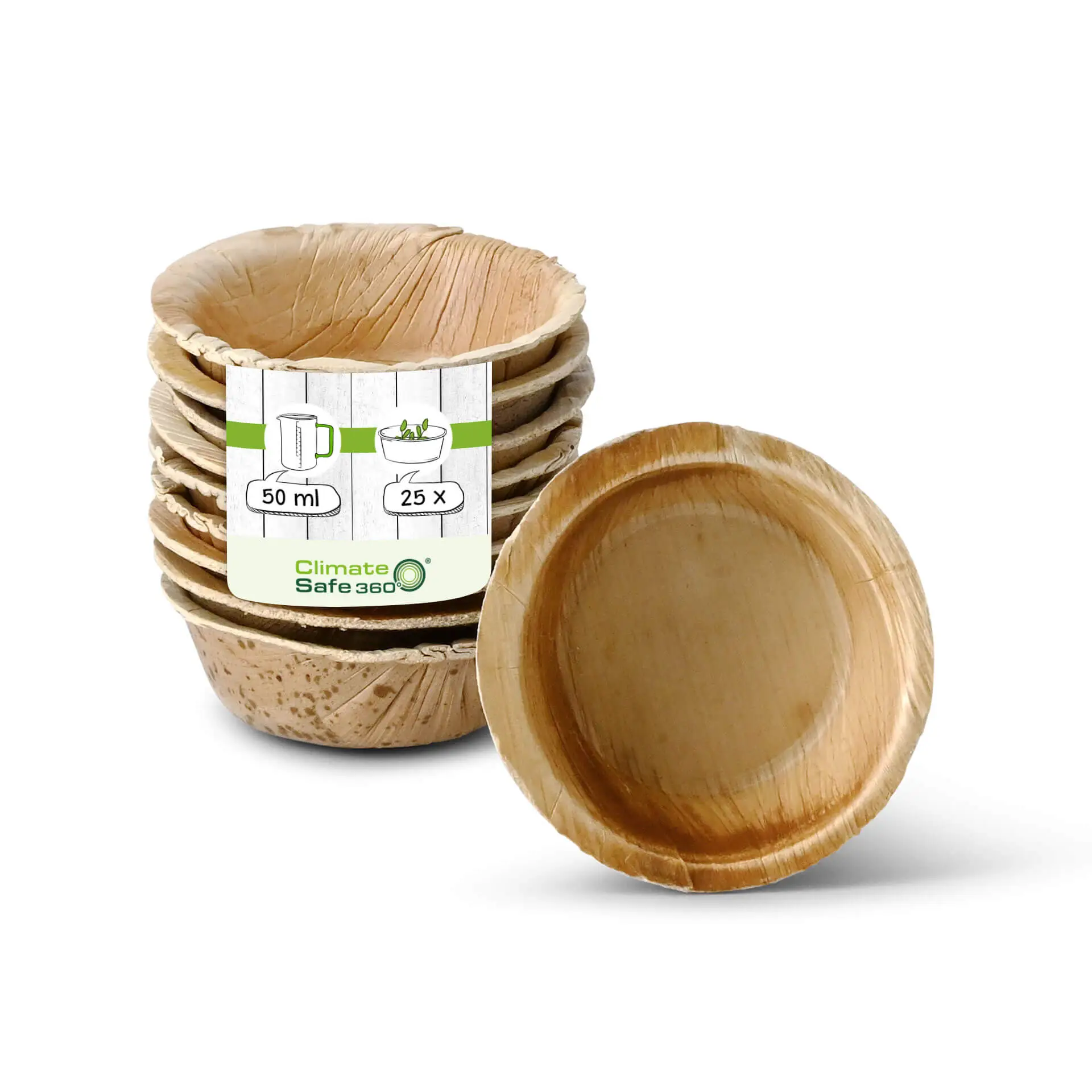 Bowl made of palm leaf "Palmware®" 50 ml, round