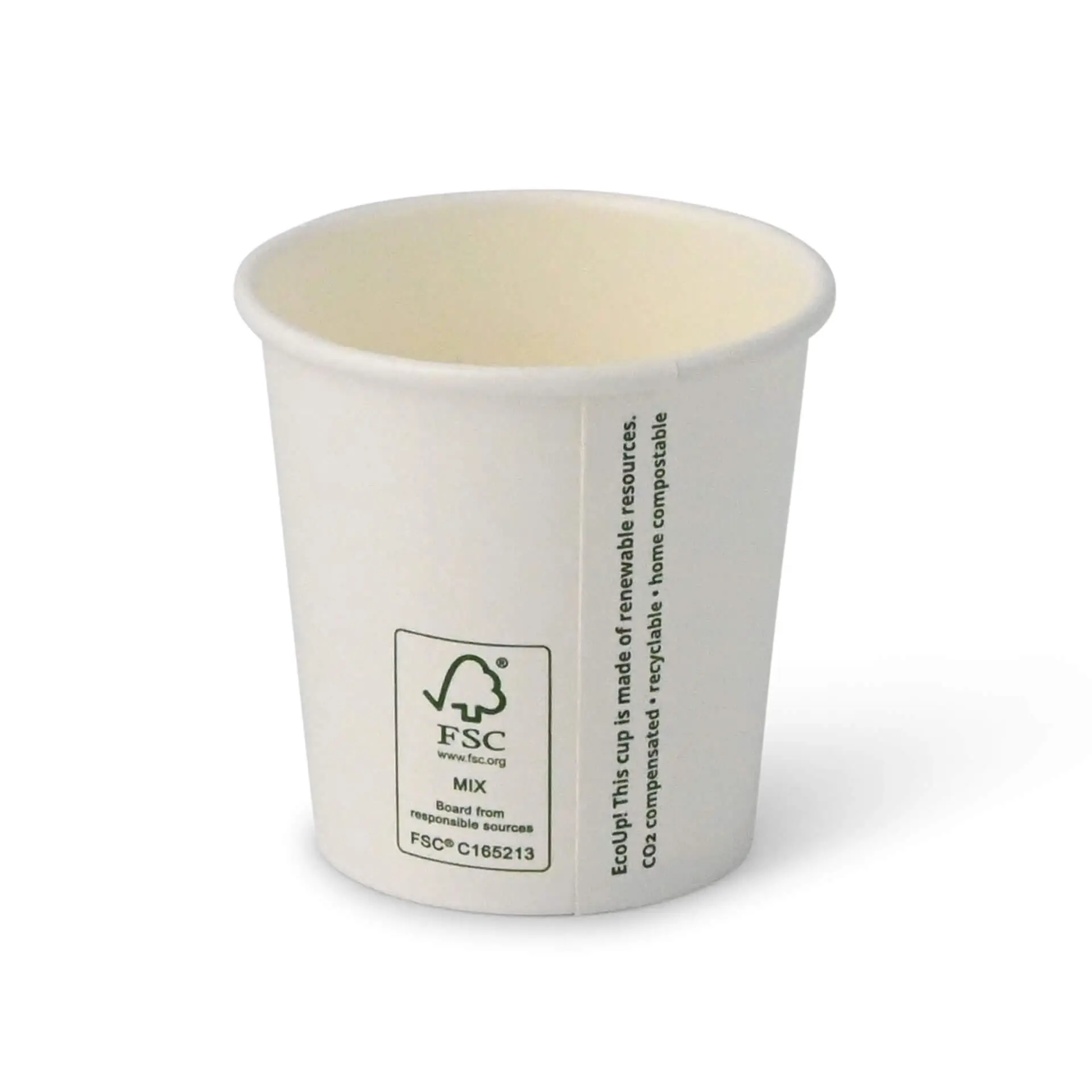 4 oz Paper cups single wall, Ø 62 mm, white