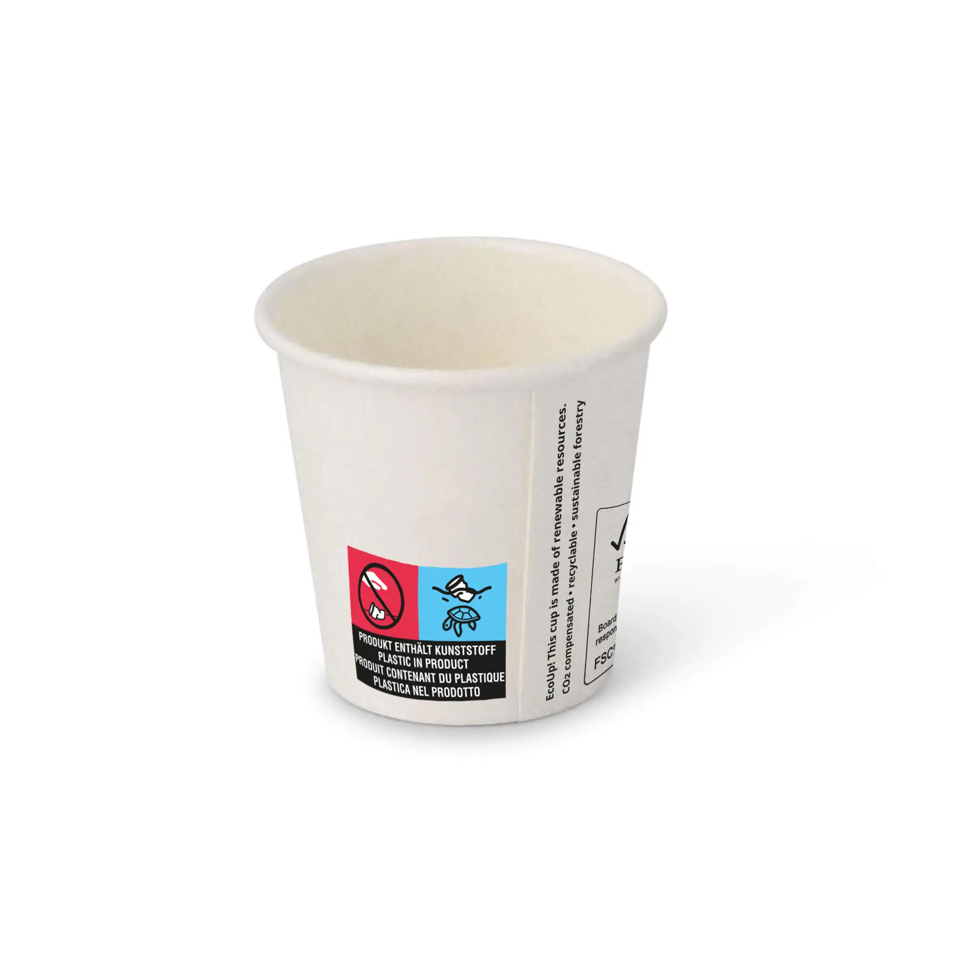 2 oz Paper cups (coated), Ø 50 mm, white