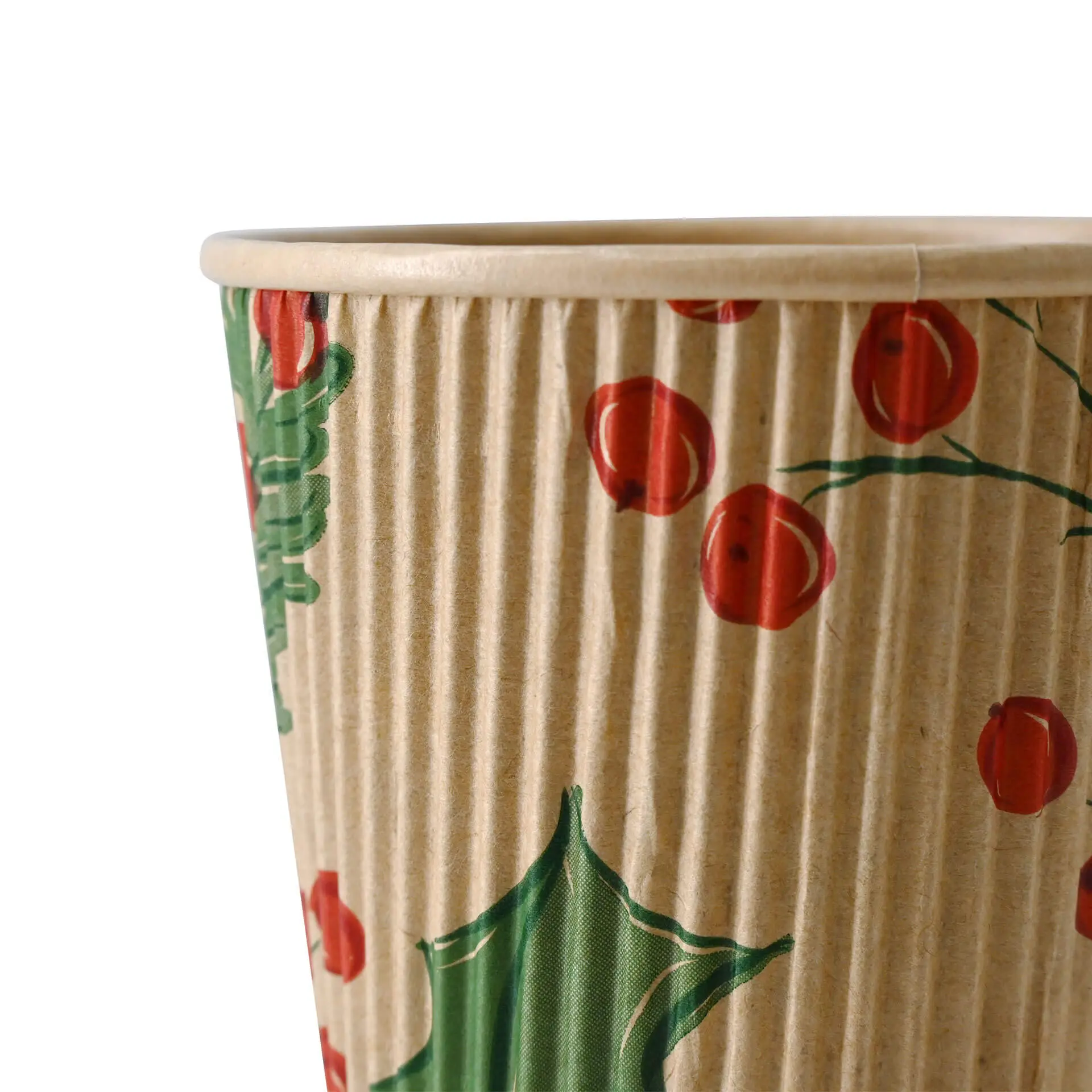 Ripple cups Winter "Branches" 300 ml / 12 oz, Ø 90 mm, unbleached