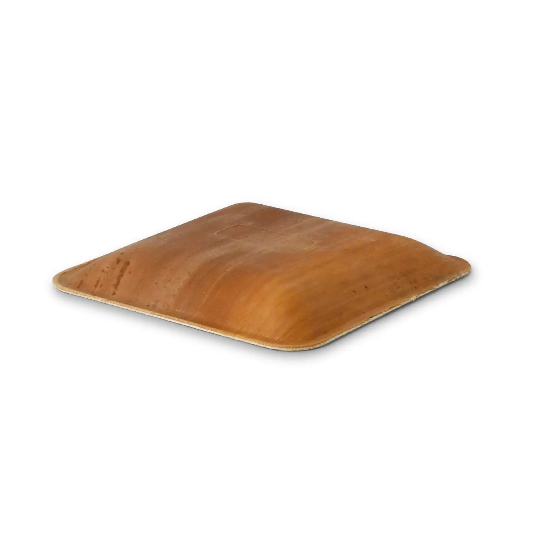 Palm leaf plates, natural, 18 x 18 cm, square