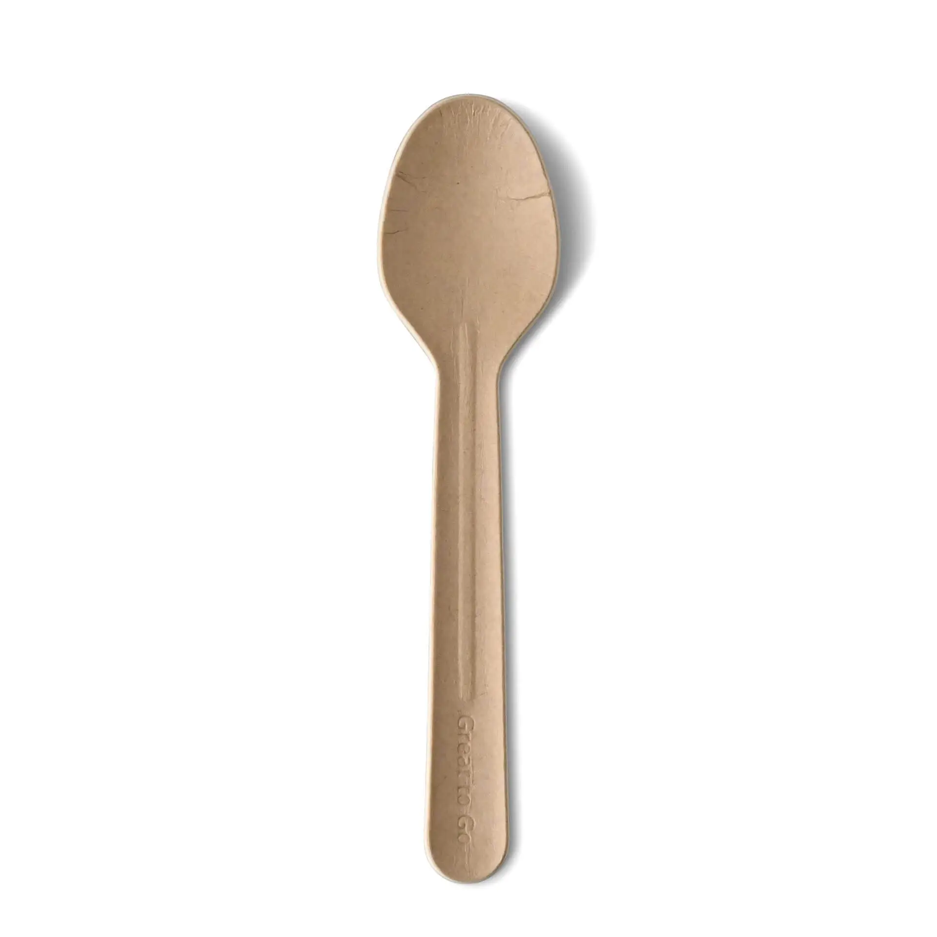 Paper tea spoon 11.5 cm, brown