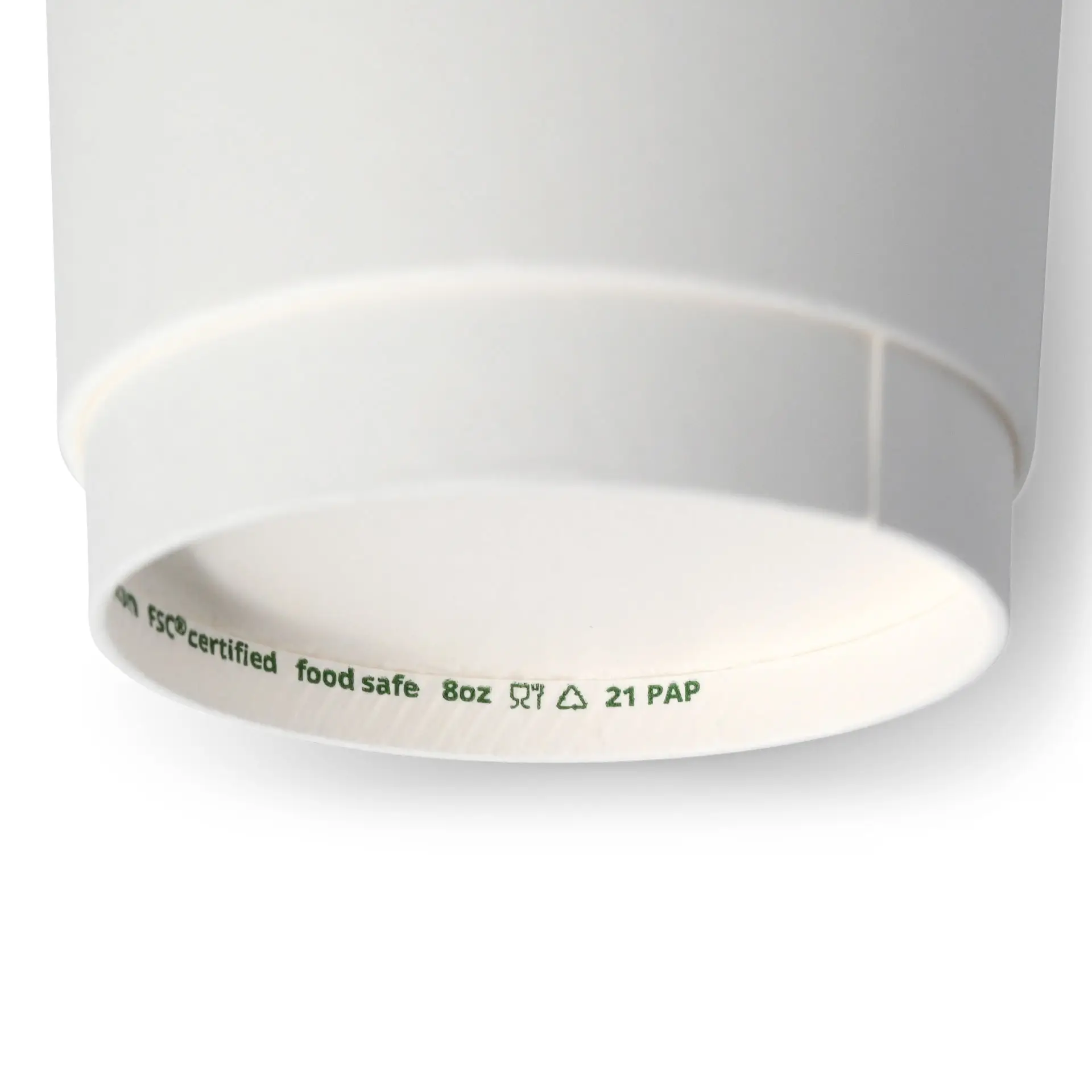 8 oz Takeaway coffee cups double wall, Ø 80 mm, white