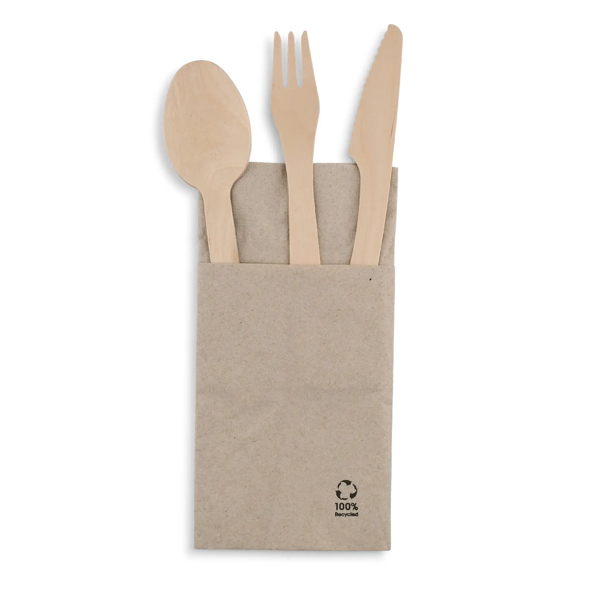 Premium wooden forks 18 cm, bio-coated