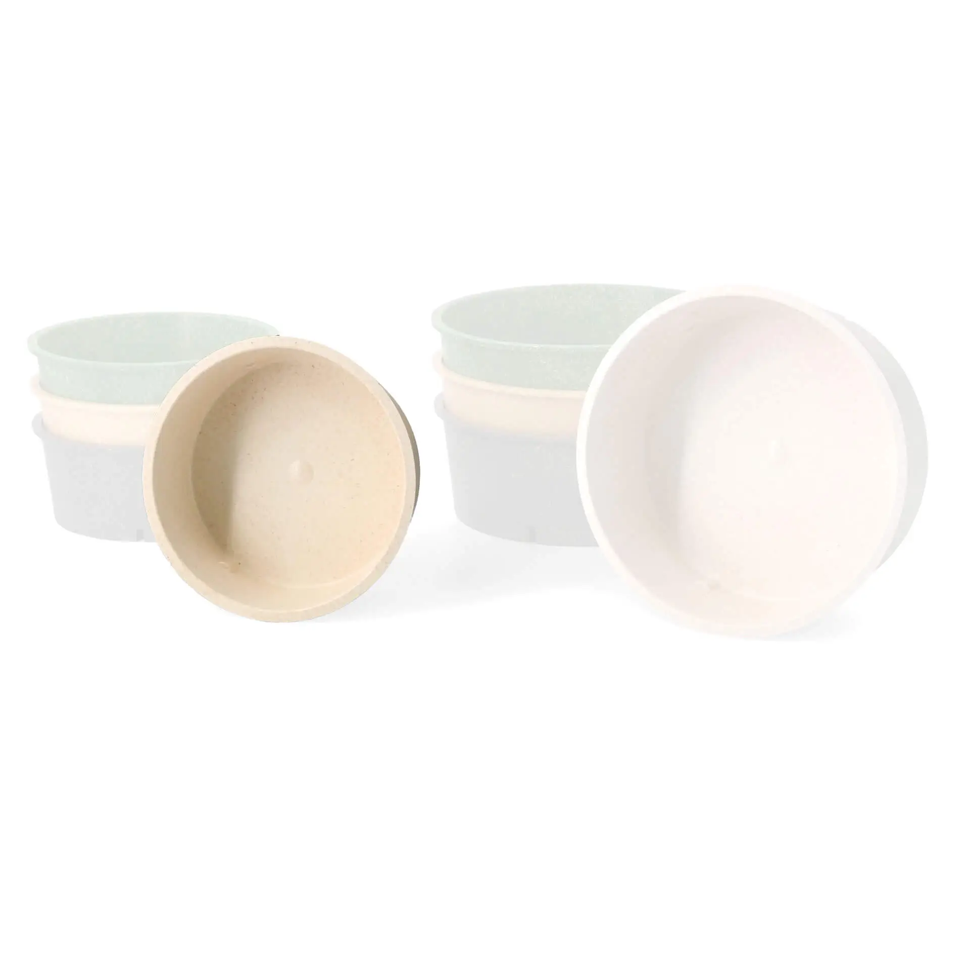 Reusable bowls "merways Bowl" 650 ml, Ø 150 mm, cashew / creamy white