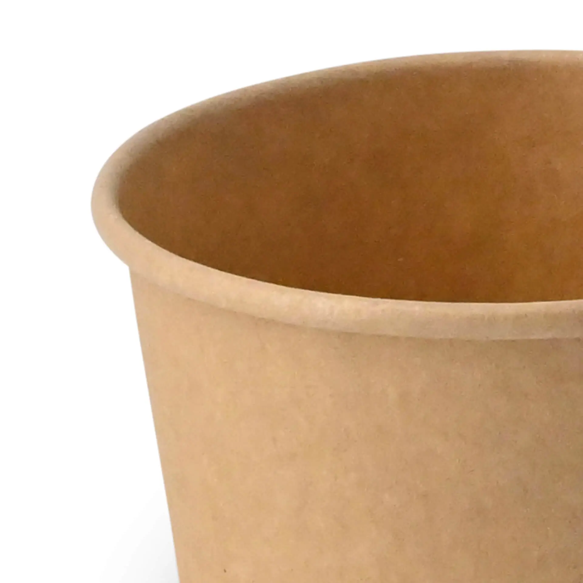 6 oz, max. 7,5 oz Paper-ice-cream cups S, Ø 92 mm, brown