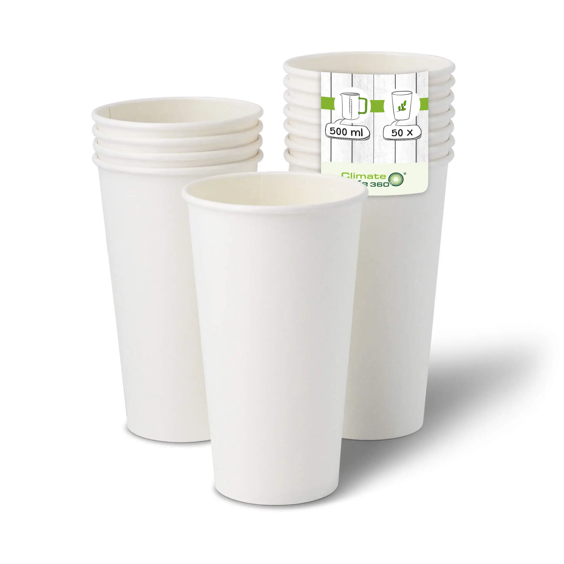 20 oz Paper cup single wall, Ø 90 mm, white