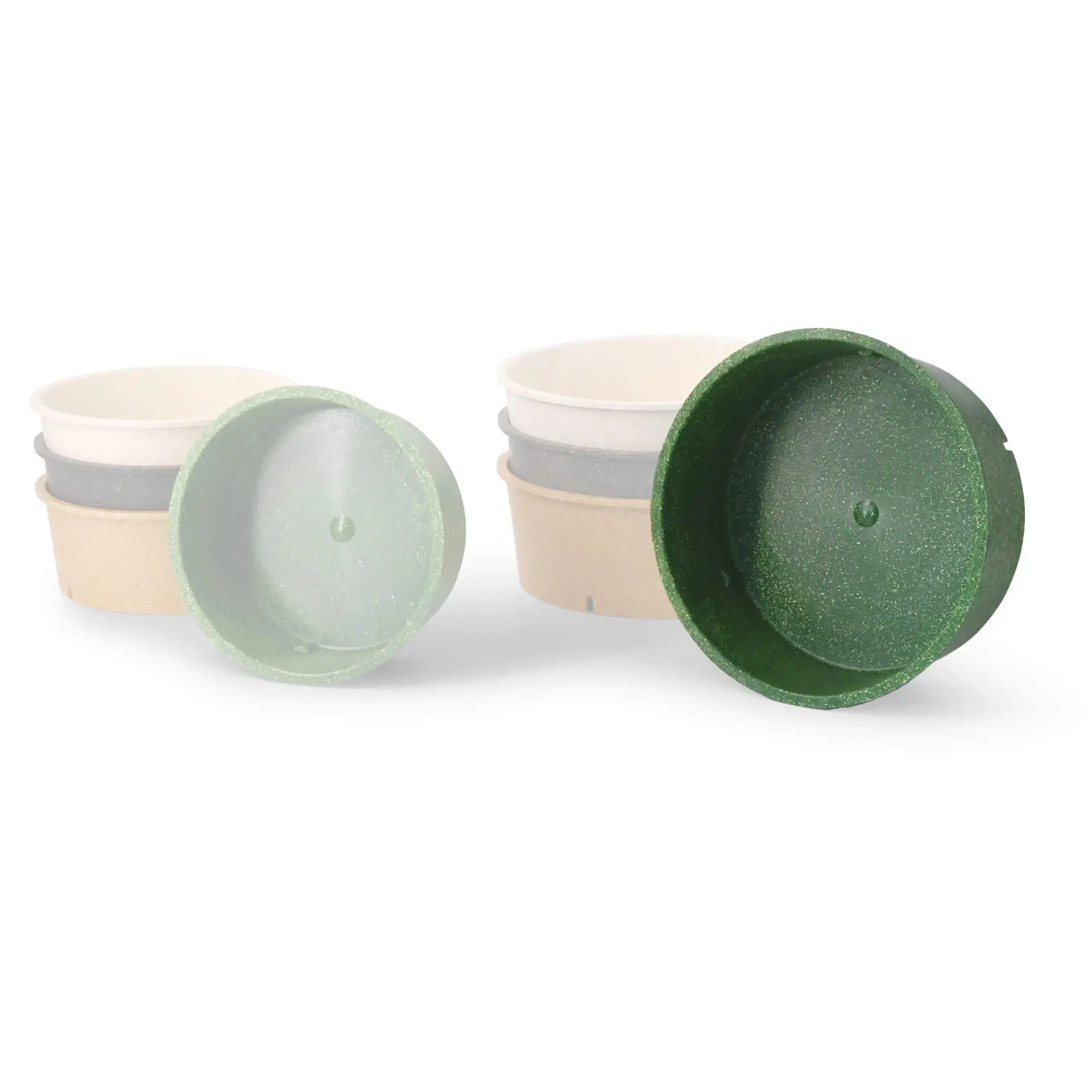 Reusable bowls "merways Bowl" 1000 ml, Ø 185 mm, spinach / dark green