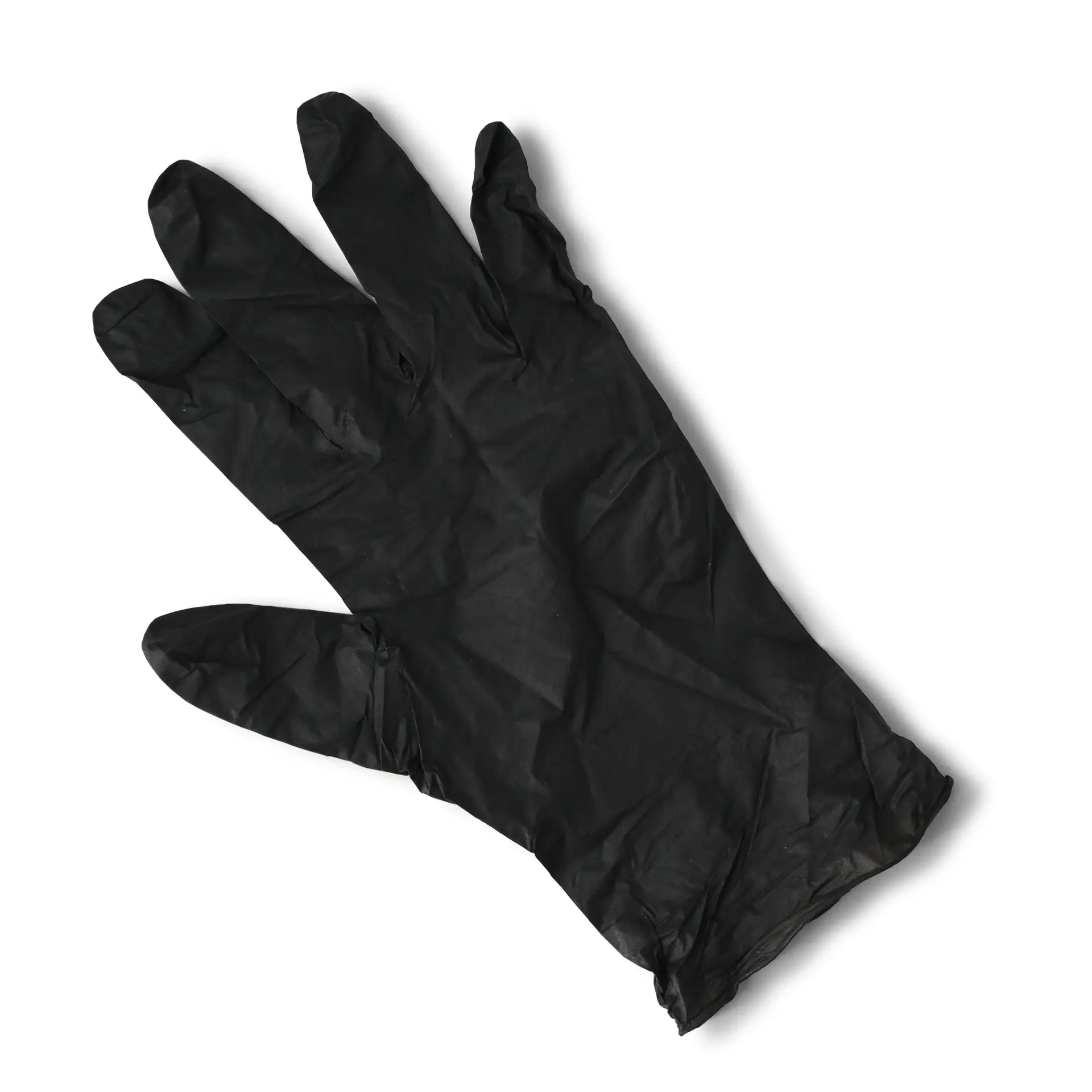 Nitrile gloves, black, size S, powderfree