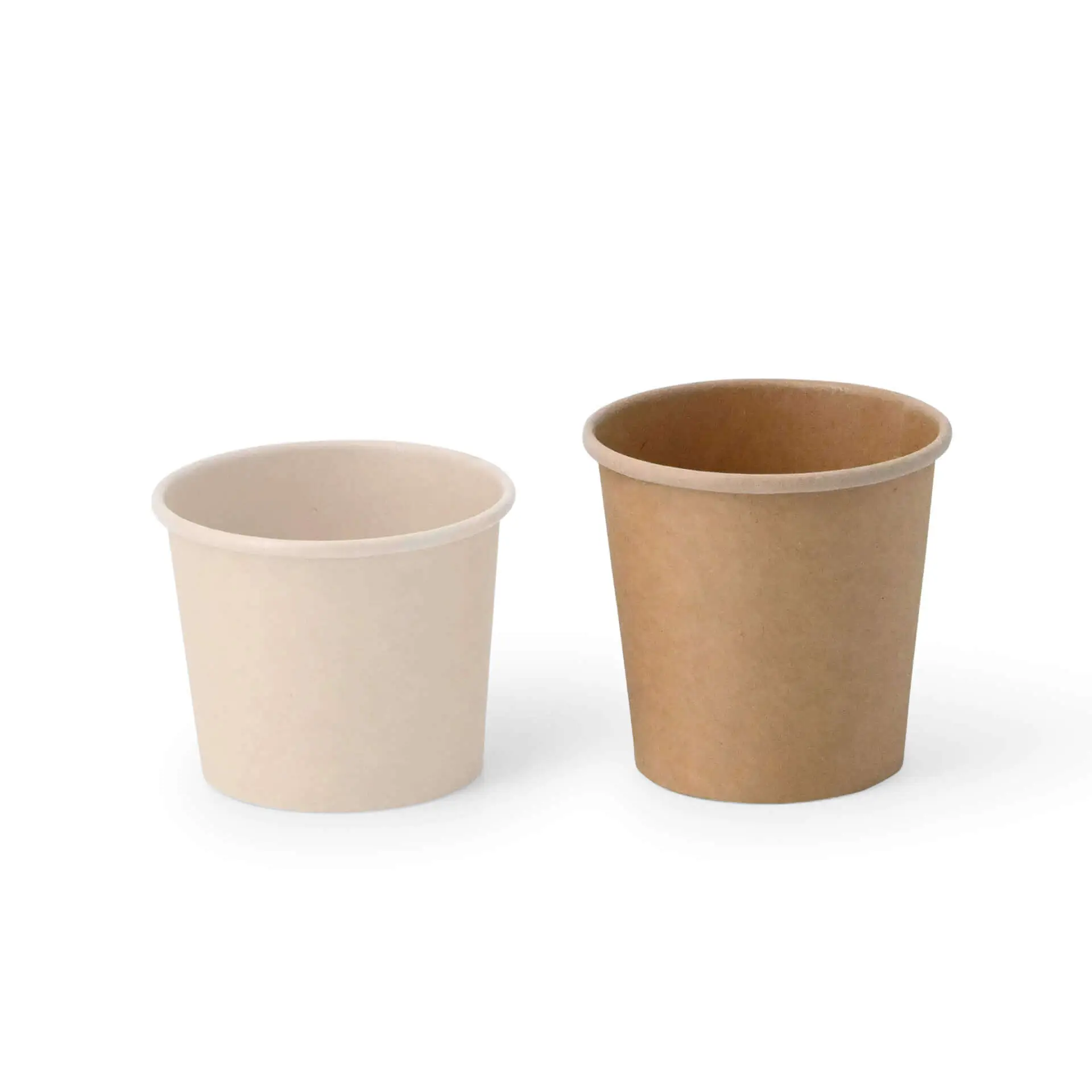 Paper-portion cups 75 ml, Ø 62 mm, unbleached