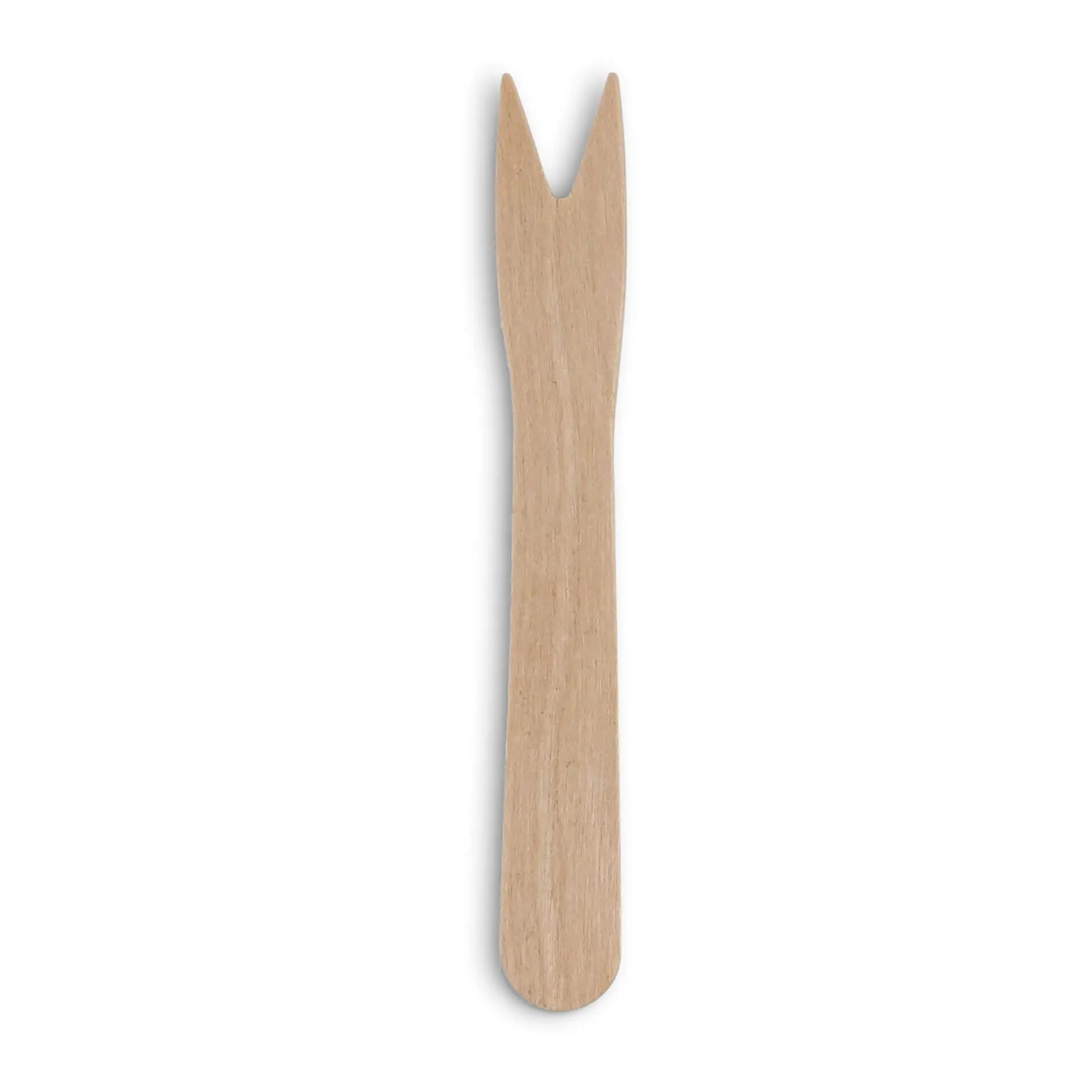 Wooden-chip forks, 8.5 cm