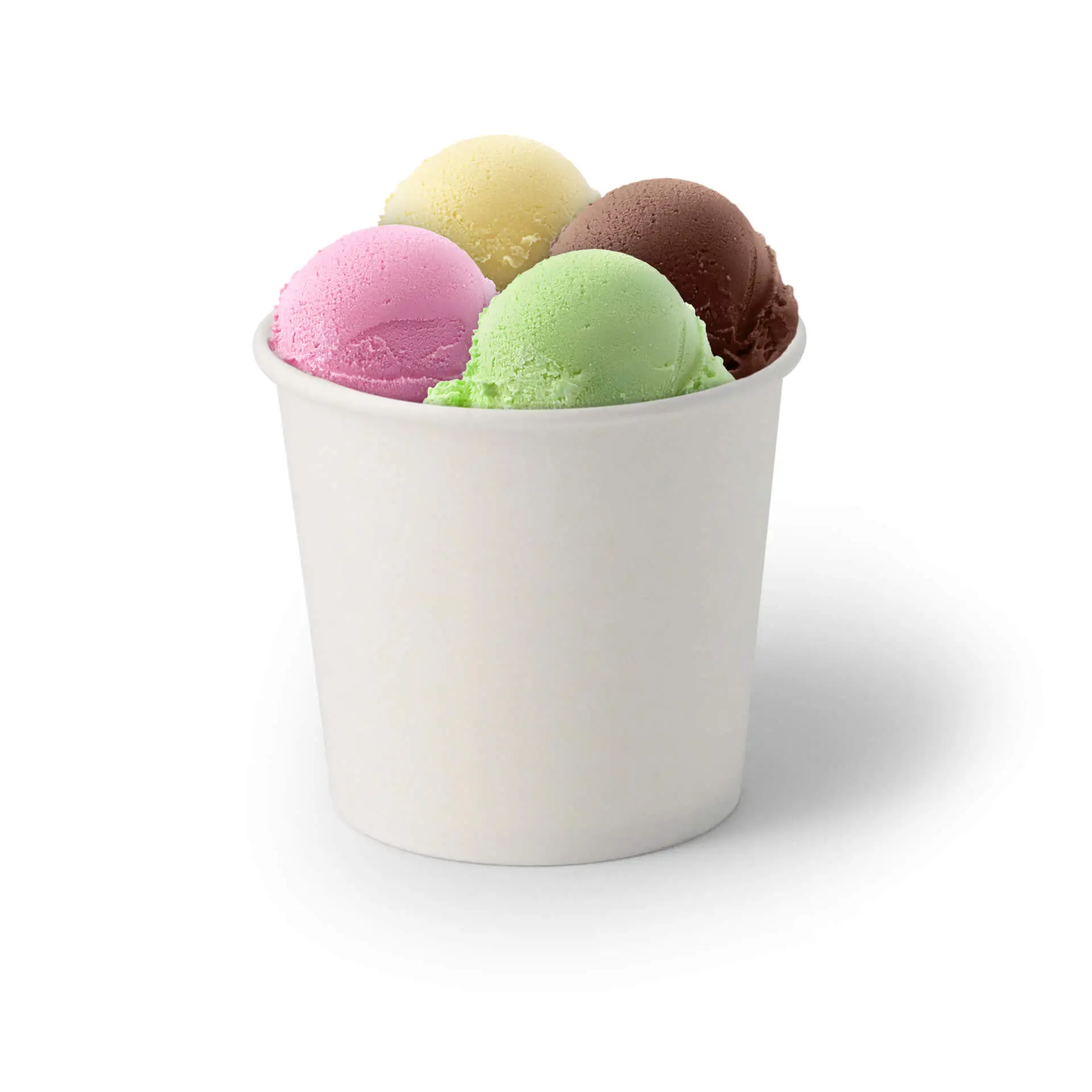 10 oz, max. 12 oz Paper-ice-cream cups L, Ø 92 mm, white