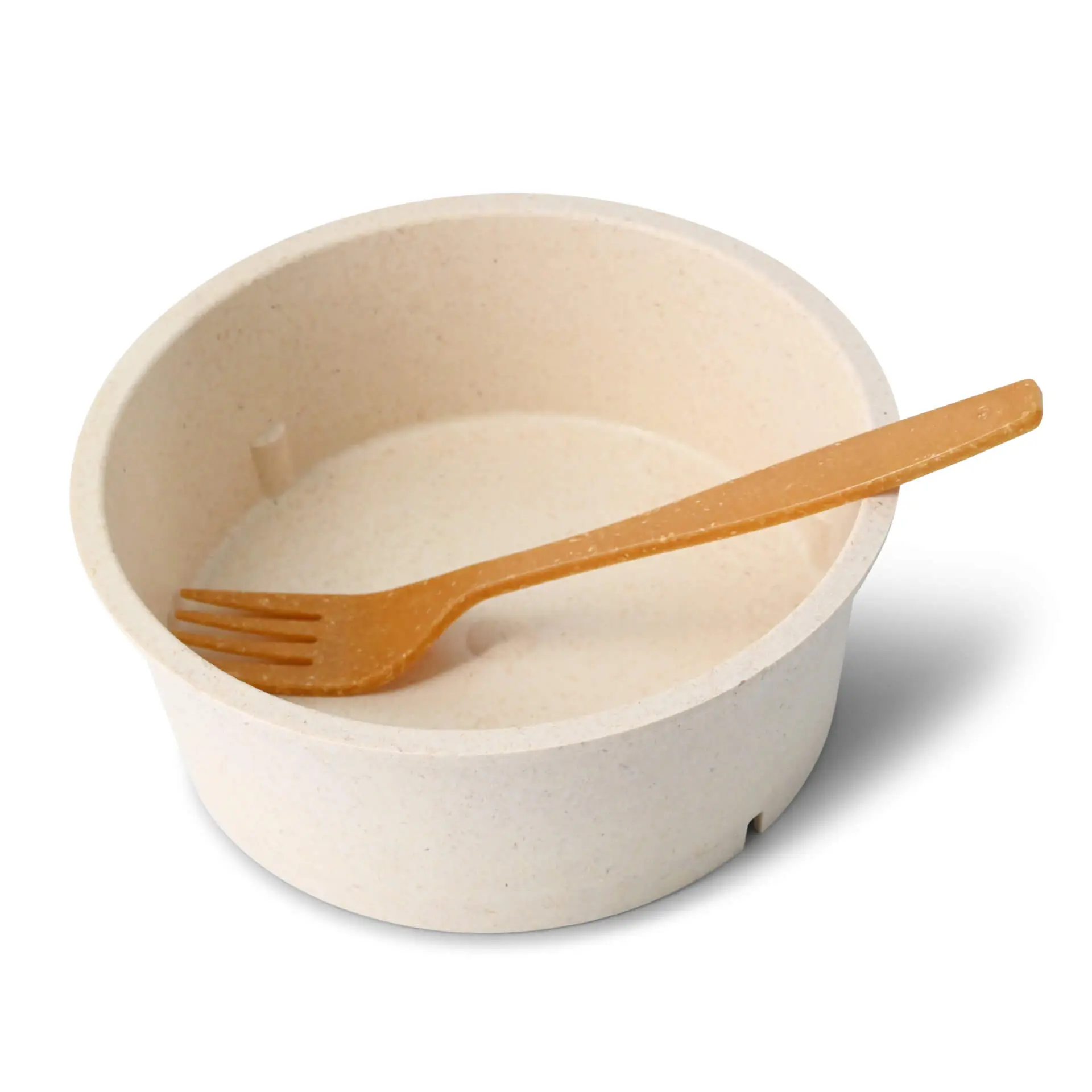 Reusable bowls "merways Bowl" 650 ml, Ø 150 mm, cashew / creamy white