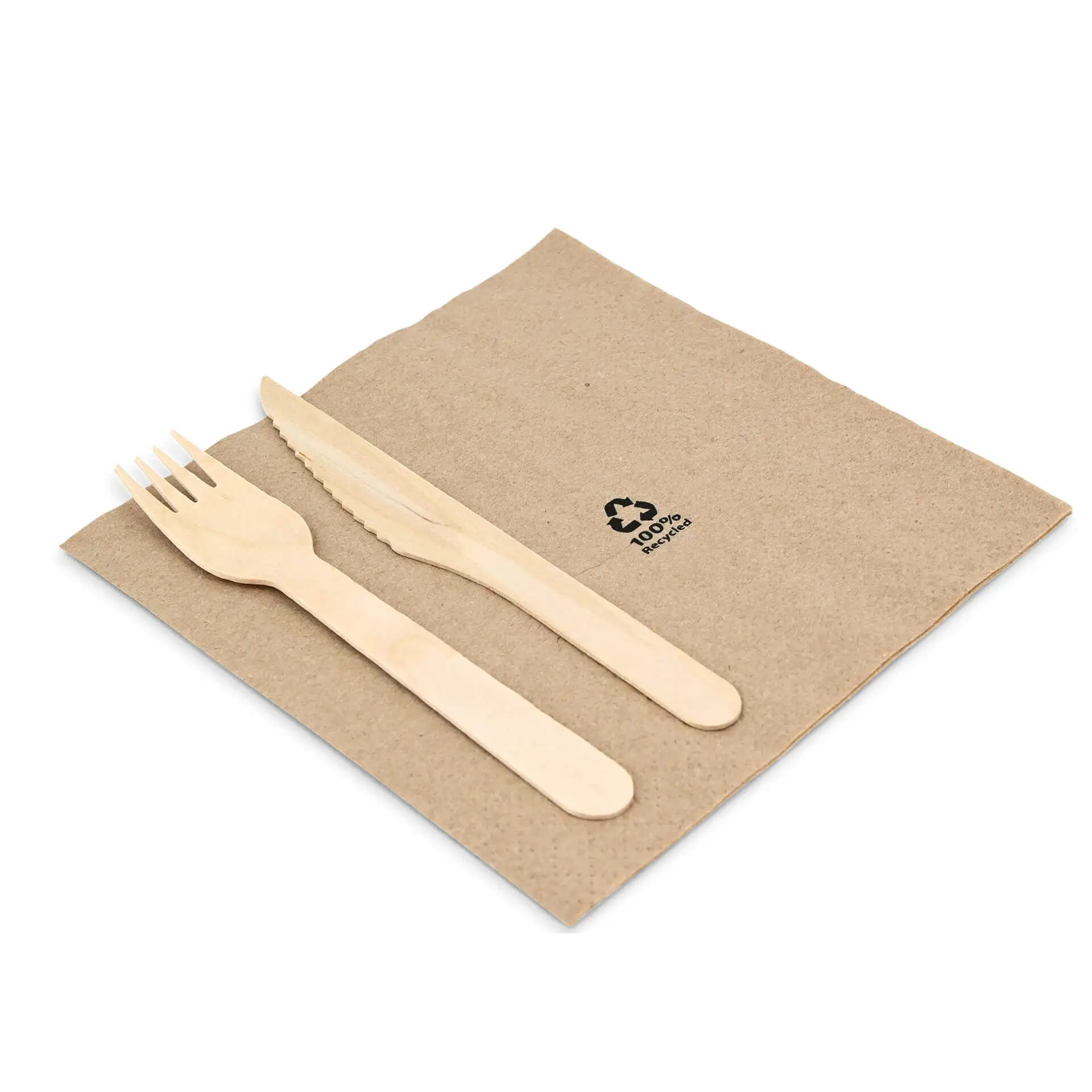 rPaper-napkins 33 x 33 cm, 2-ply, 1/4 fold, unbleached