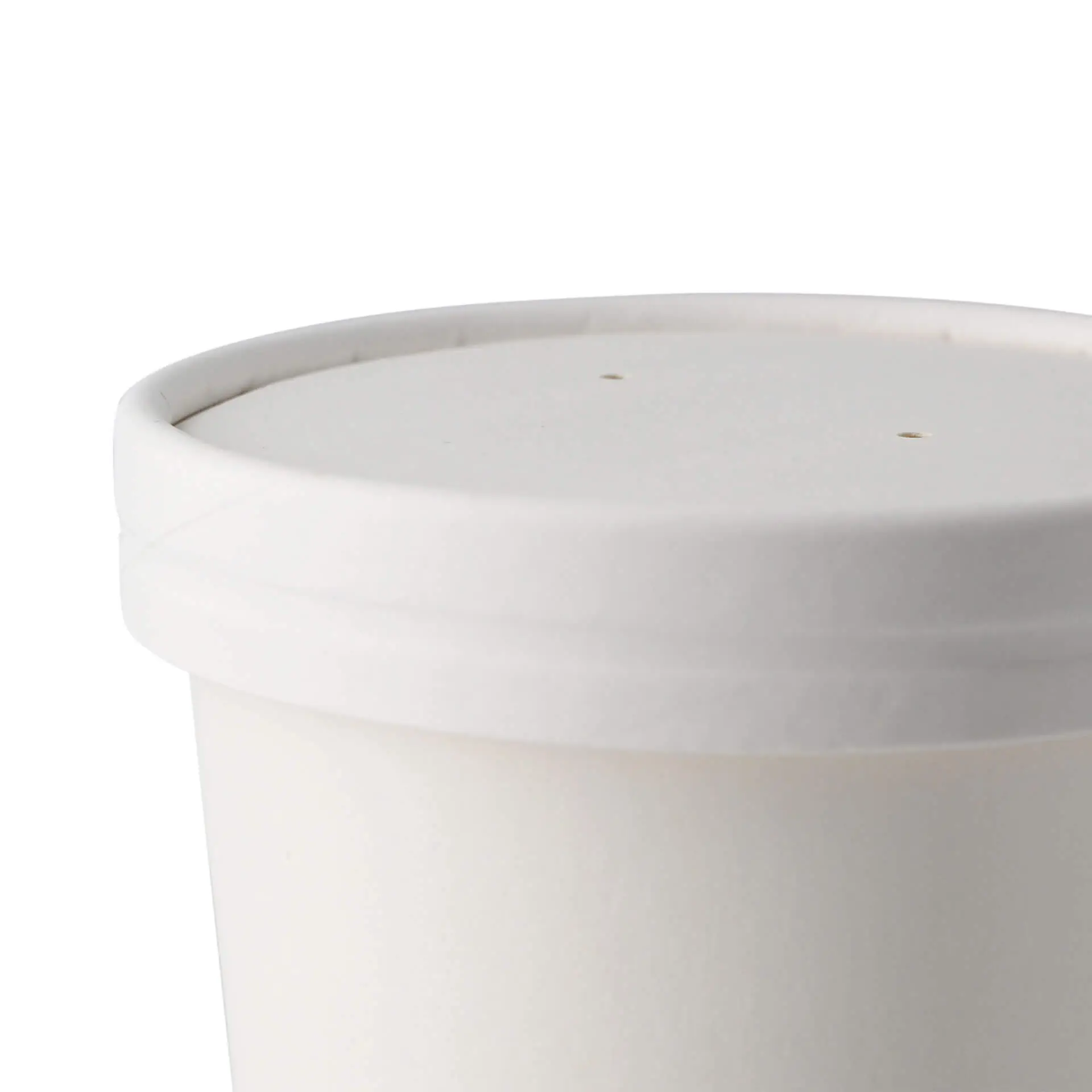 Cardboard membrane lids Ø 90 mm, white