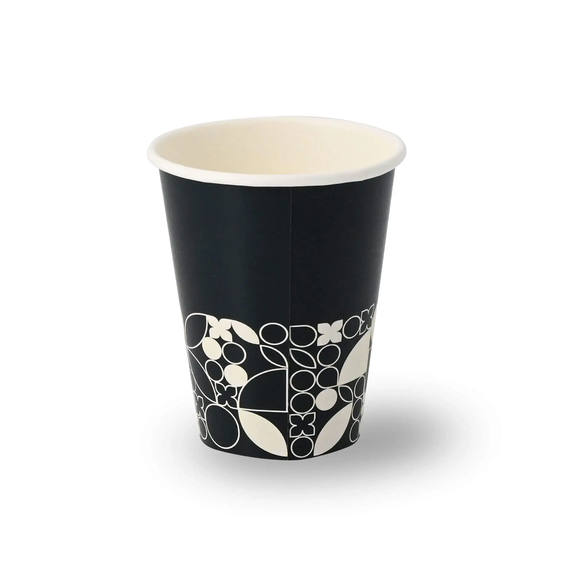 8 oz Paper Cup "Midnight" single wall, customisable, matte