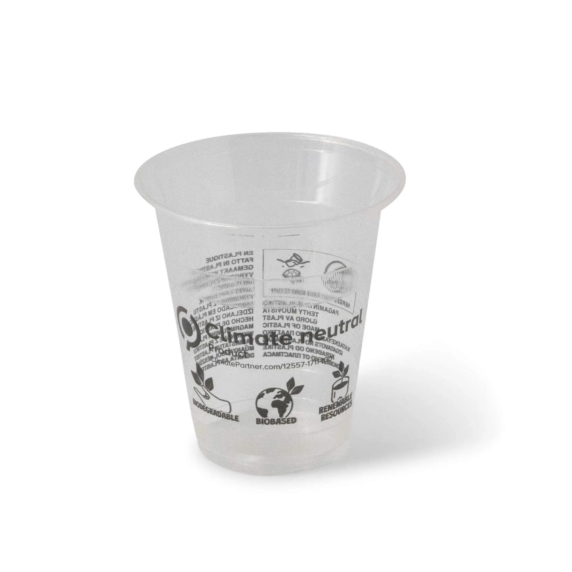 12 oz PLA smoothie cups, Ø 96 mm