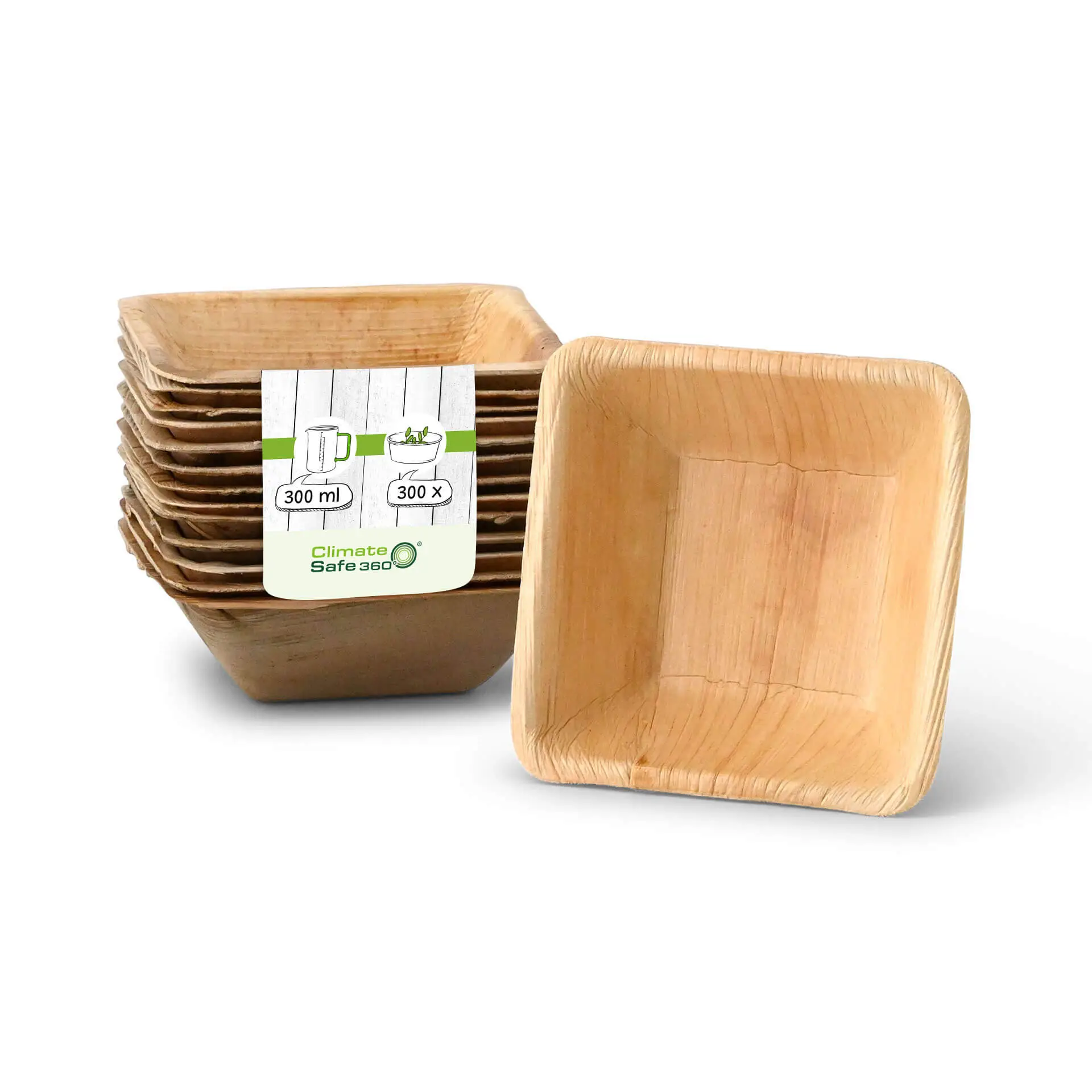 Palm leaf bowls "Palmware®" 300 ml, square