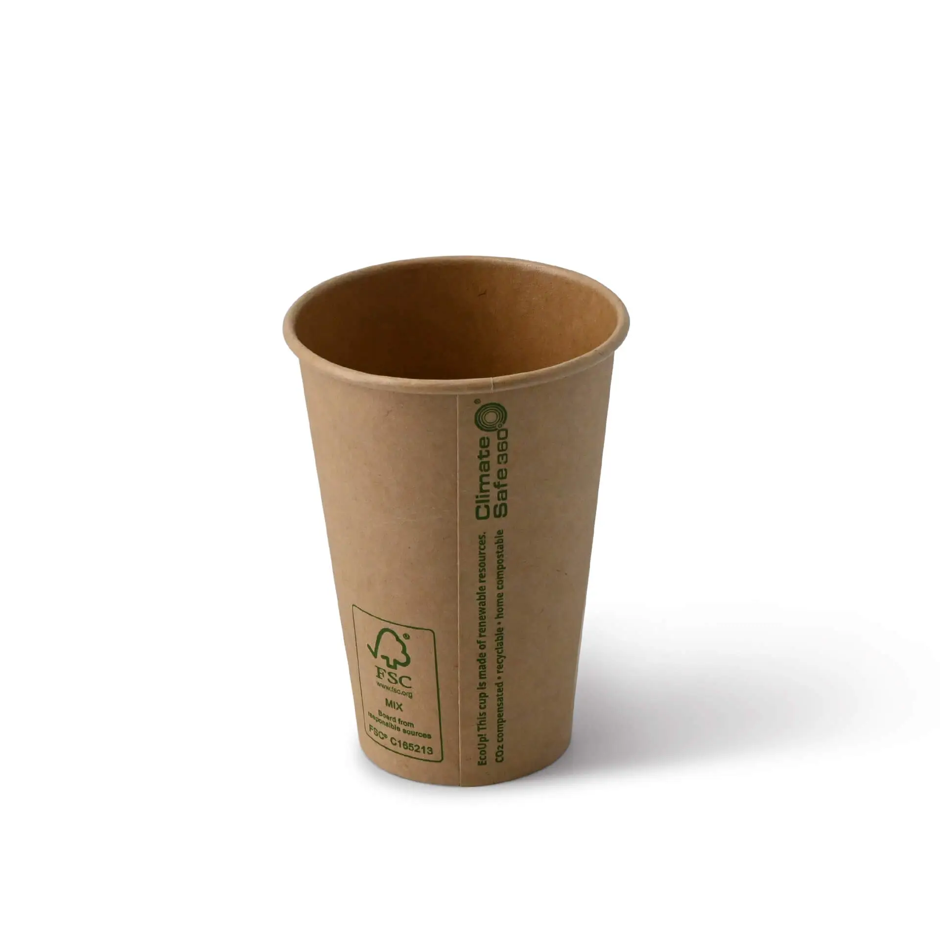 7.5 oz Vending machine paper cups, kraft