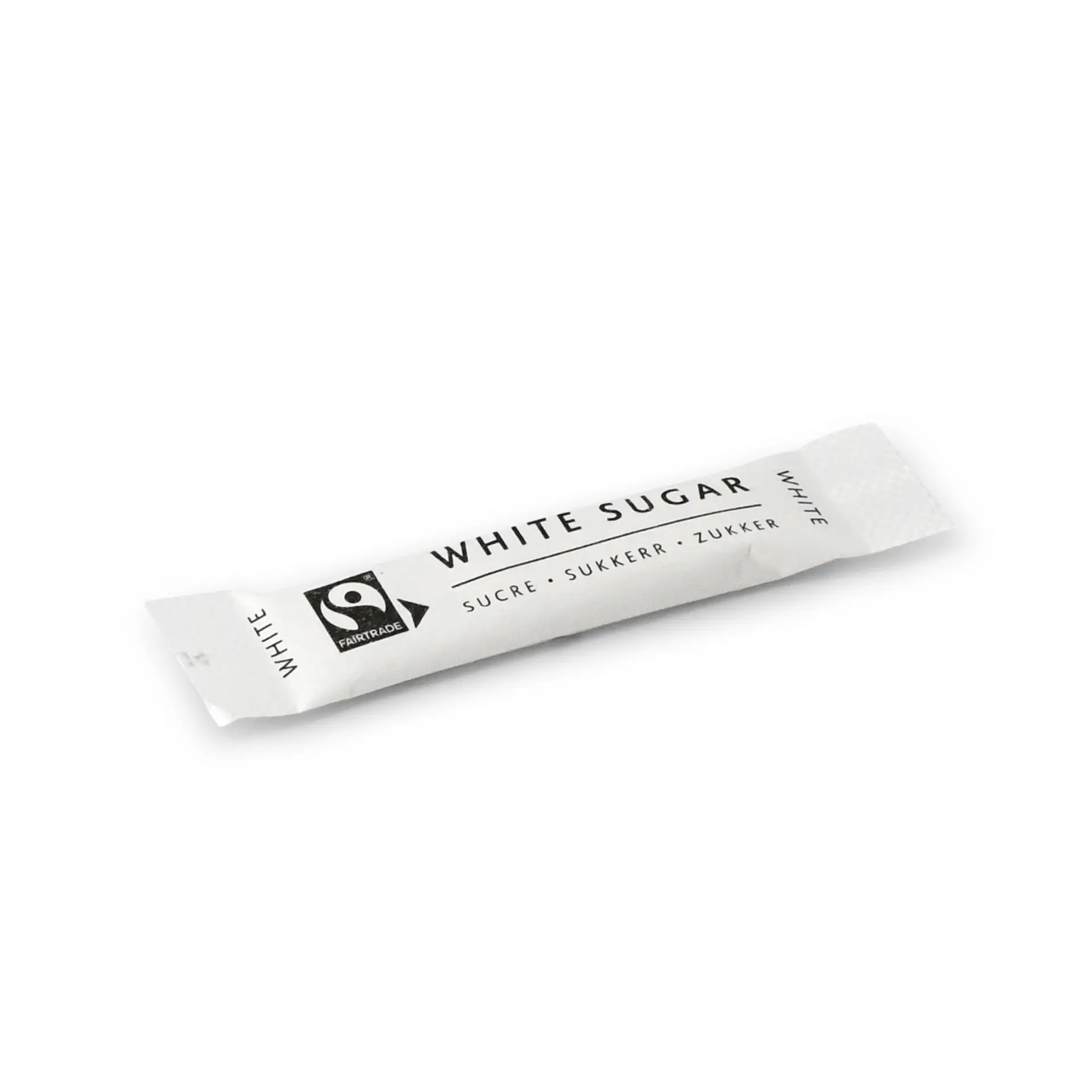 Fair trade sugar sticks, white