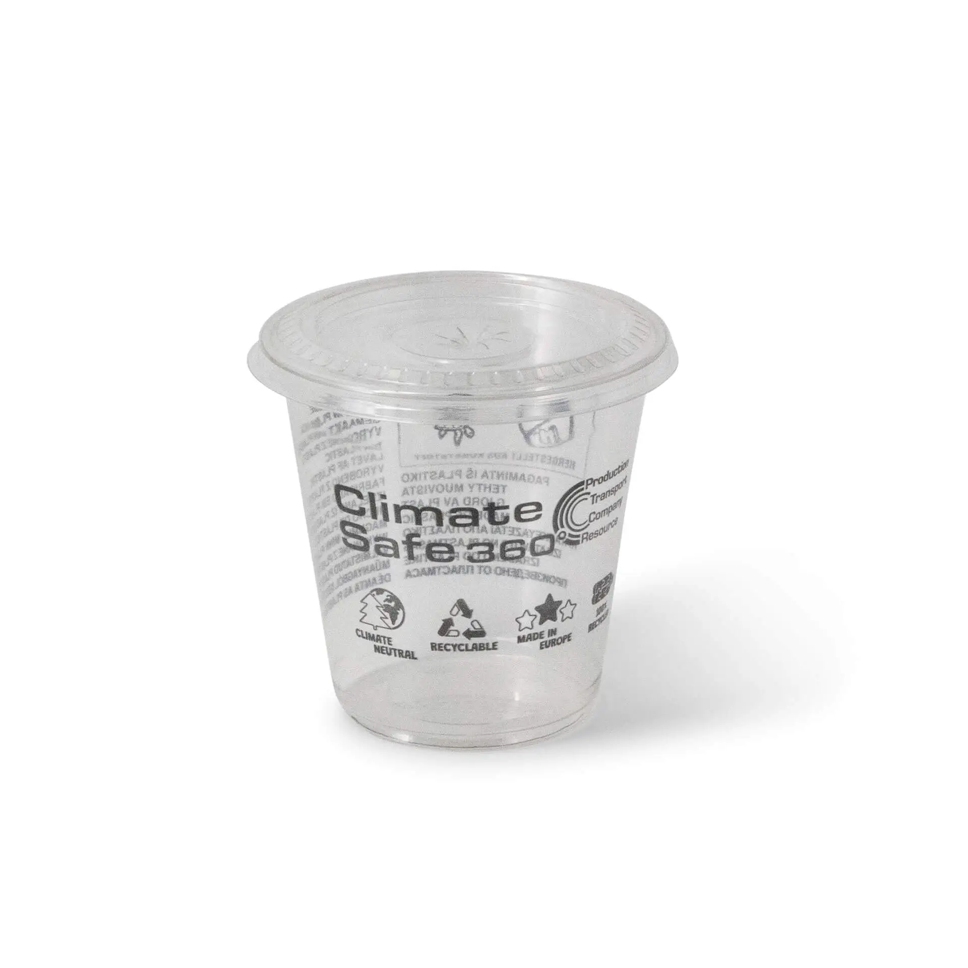 8 oz rPET-smoothie cups, Ø 90,5 mm, round