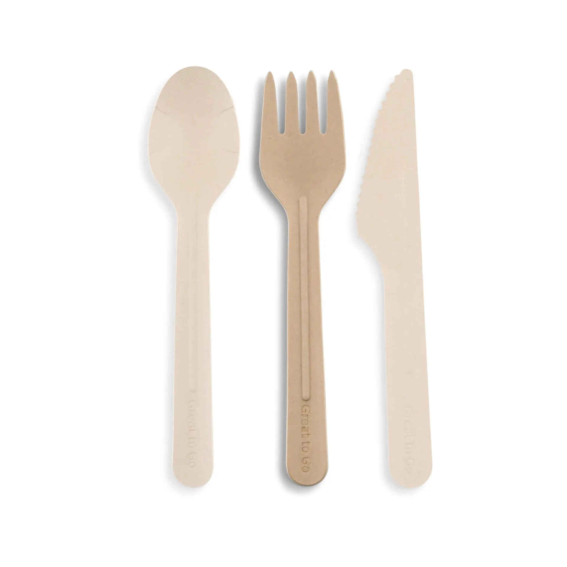 Paper forks 16,5 cm, kraft