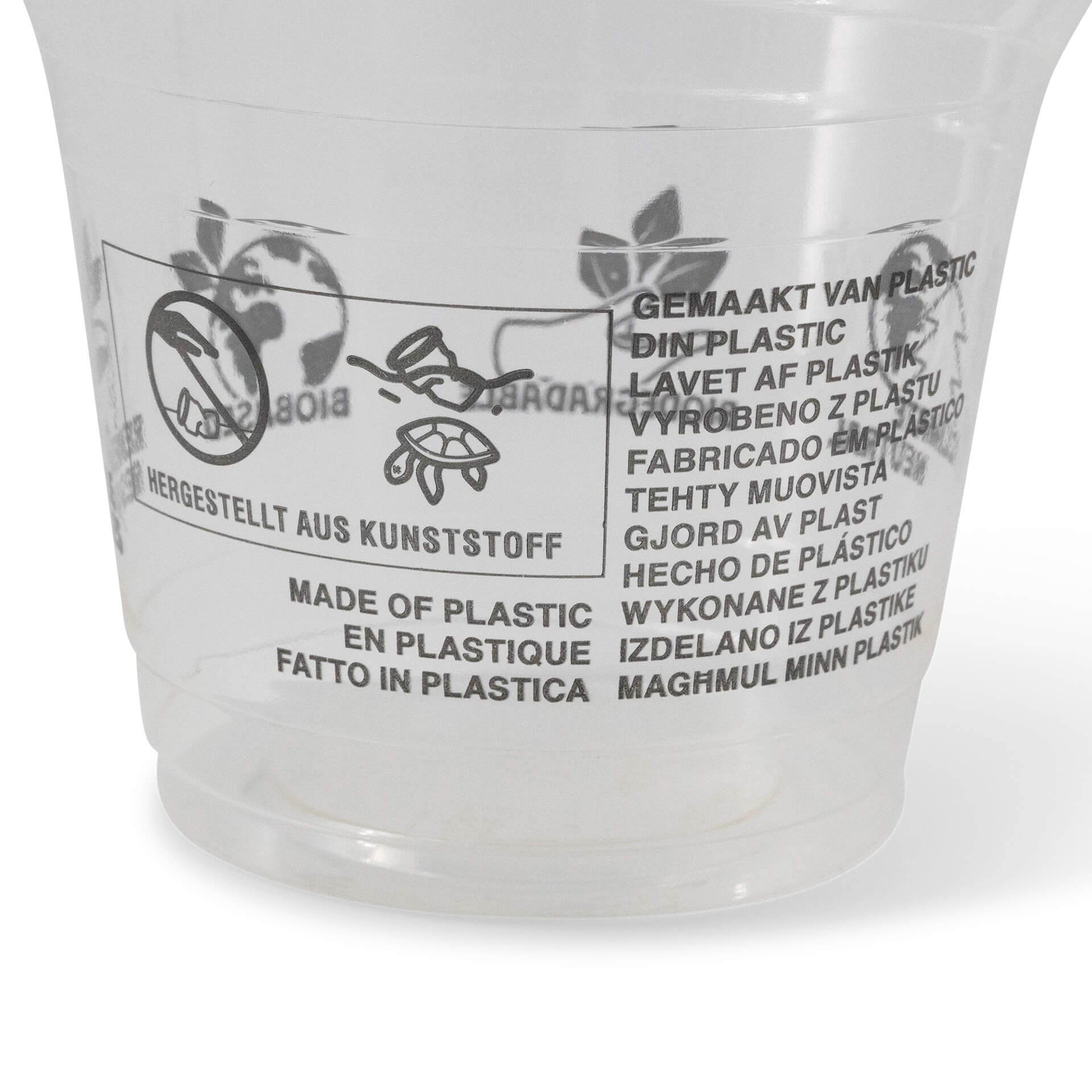 Smoothie Becher aus PLA 200 ml / 8 oz, Ø 96 mm