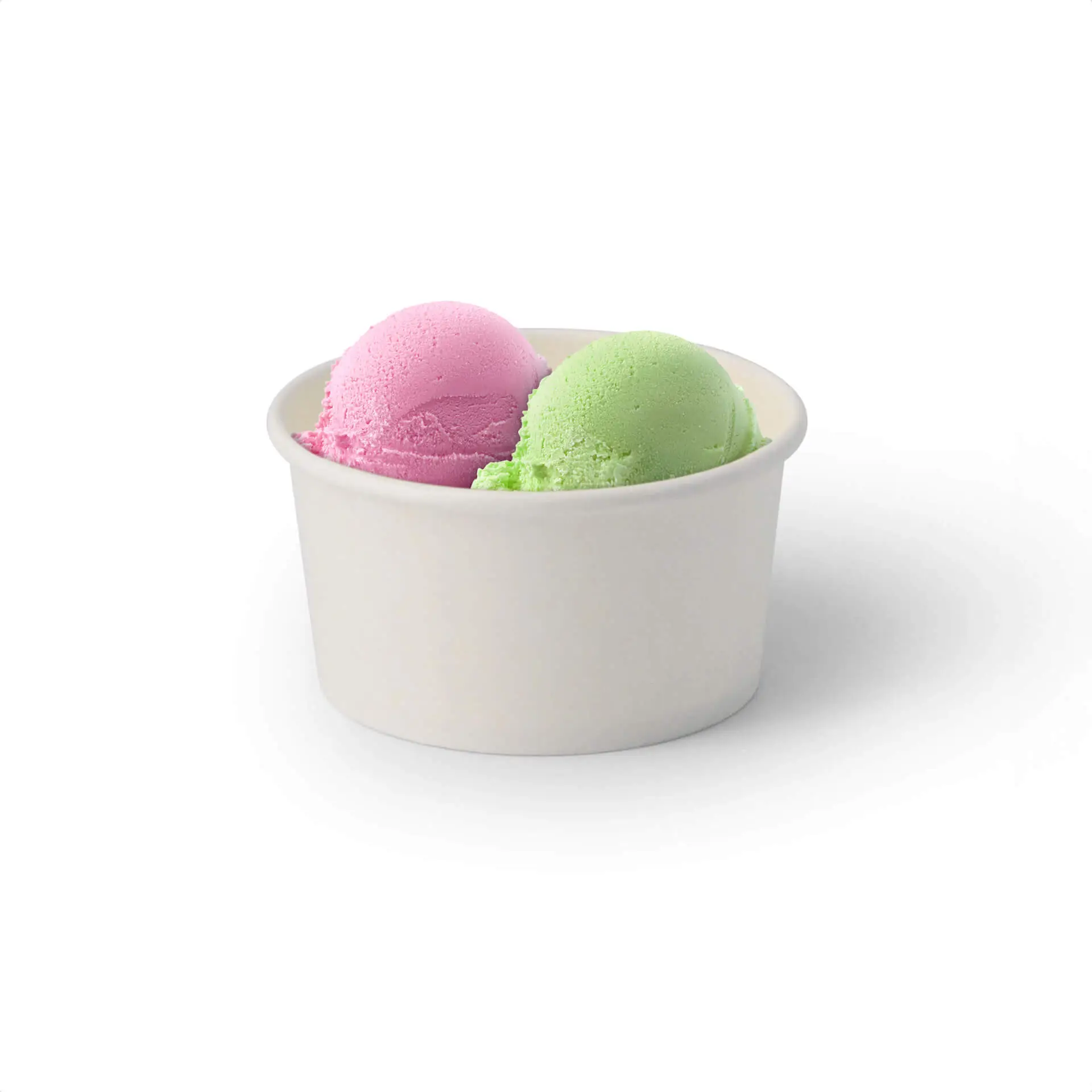 6 oz, max. 7,5 oz Paper-ice-cream cups S, Ø 92 mm, white