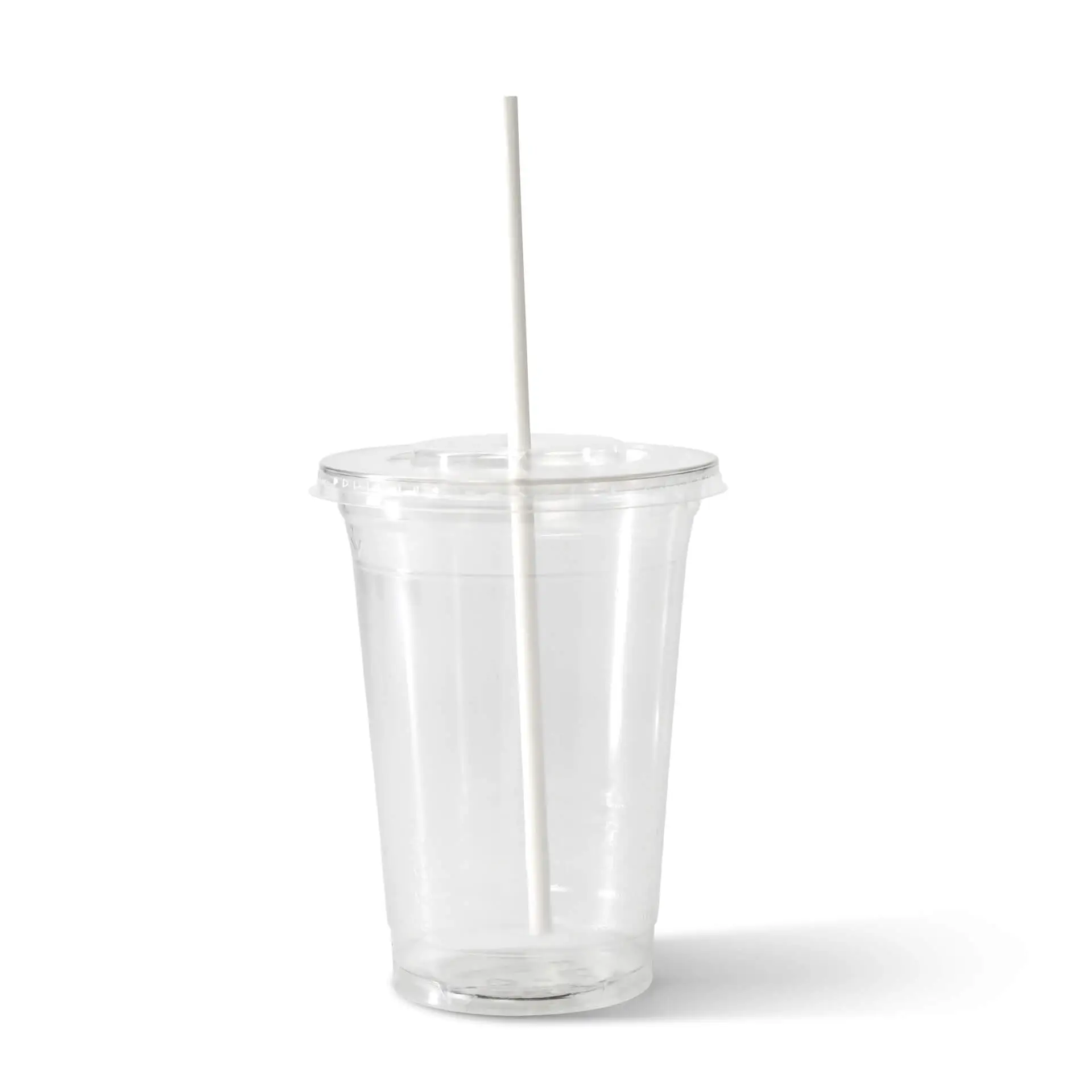 20 cm, Ø 0.5 cm Paper-straws, white, vertical splice