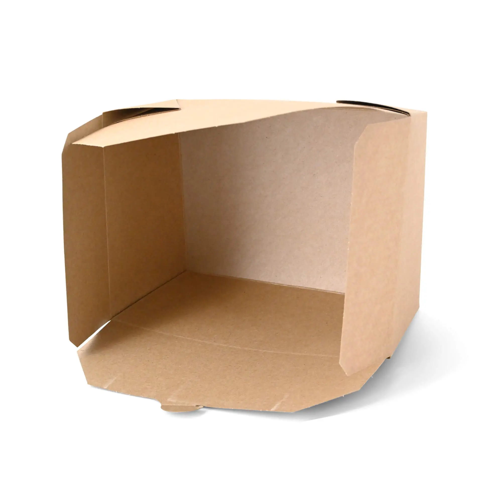 Take-away boxes made of cardboard 2500 ml, brown