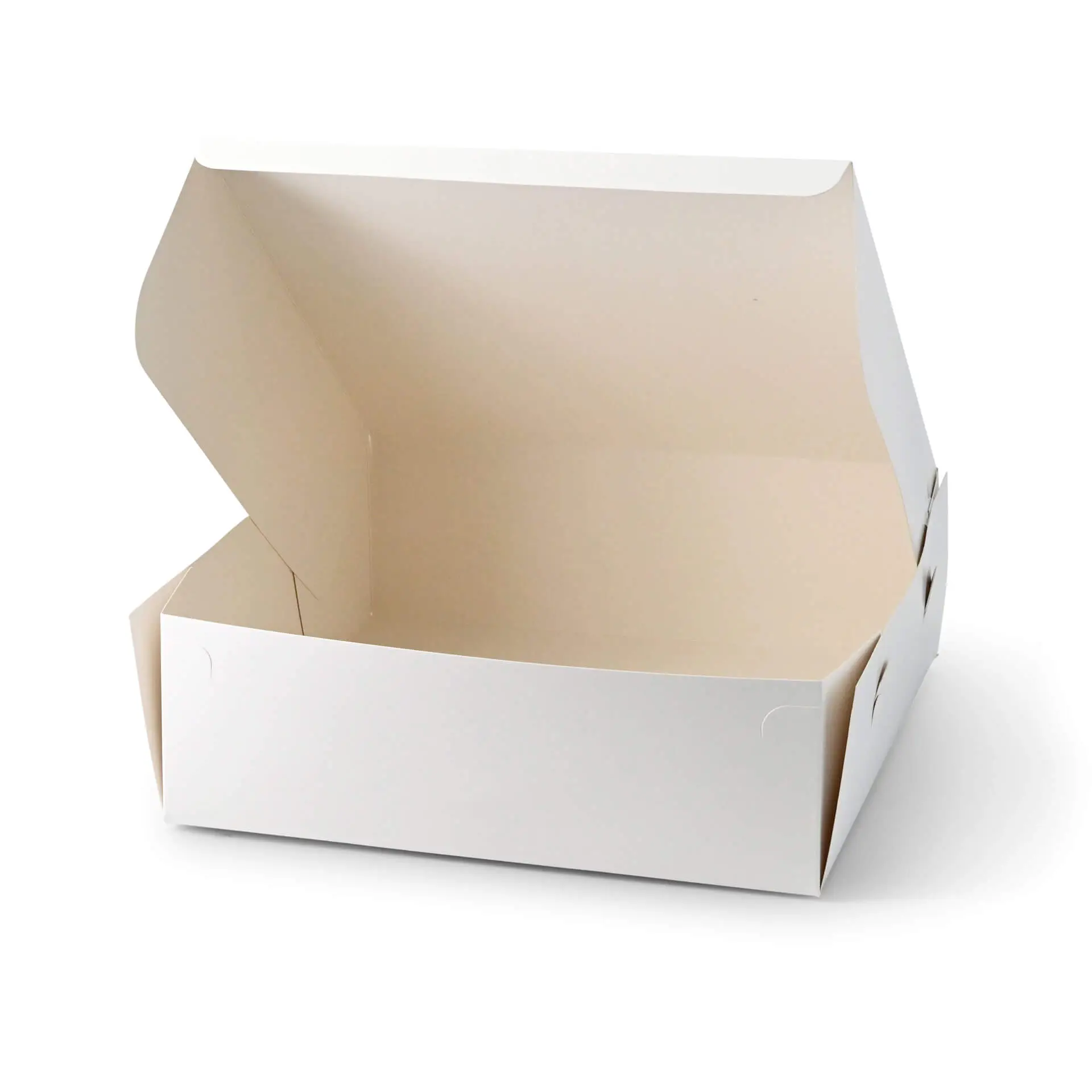 Cake-boxes L, 30.5 x 30.5 x 10 cm, white