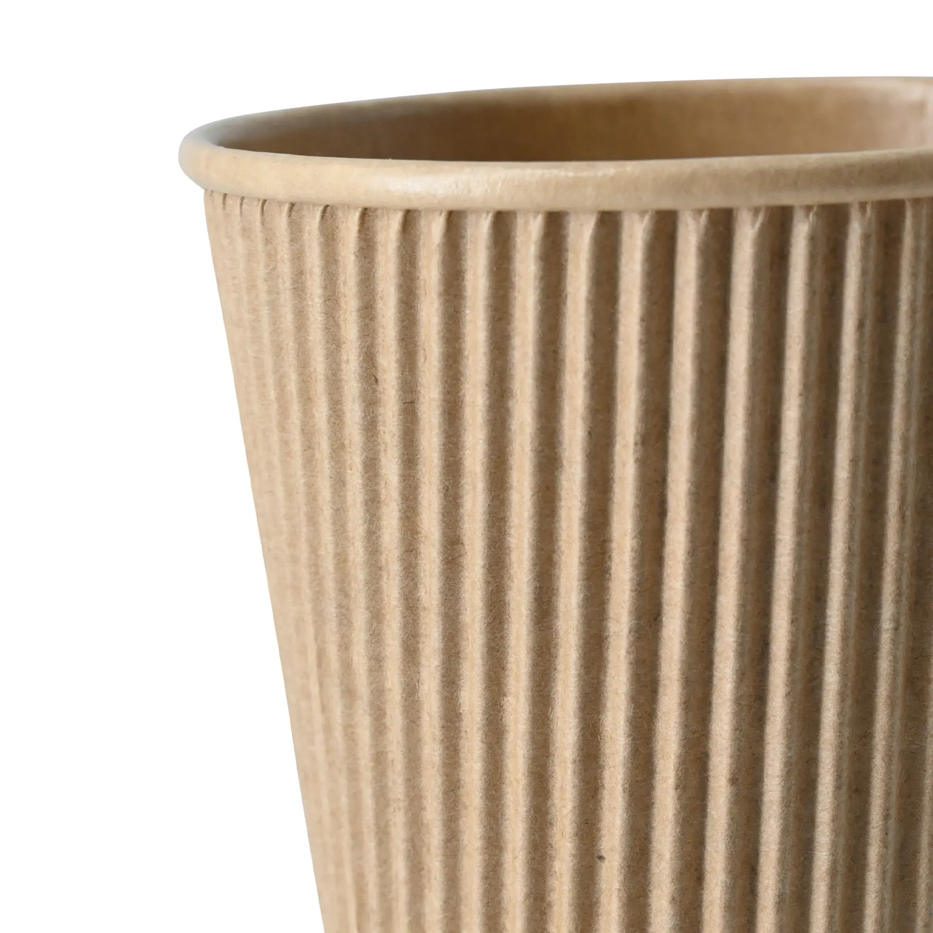 12 oz Ripple cups / Coffee cups, Ø 90 mm, kraft