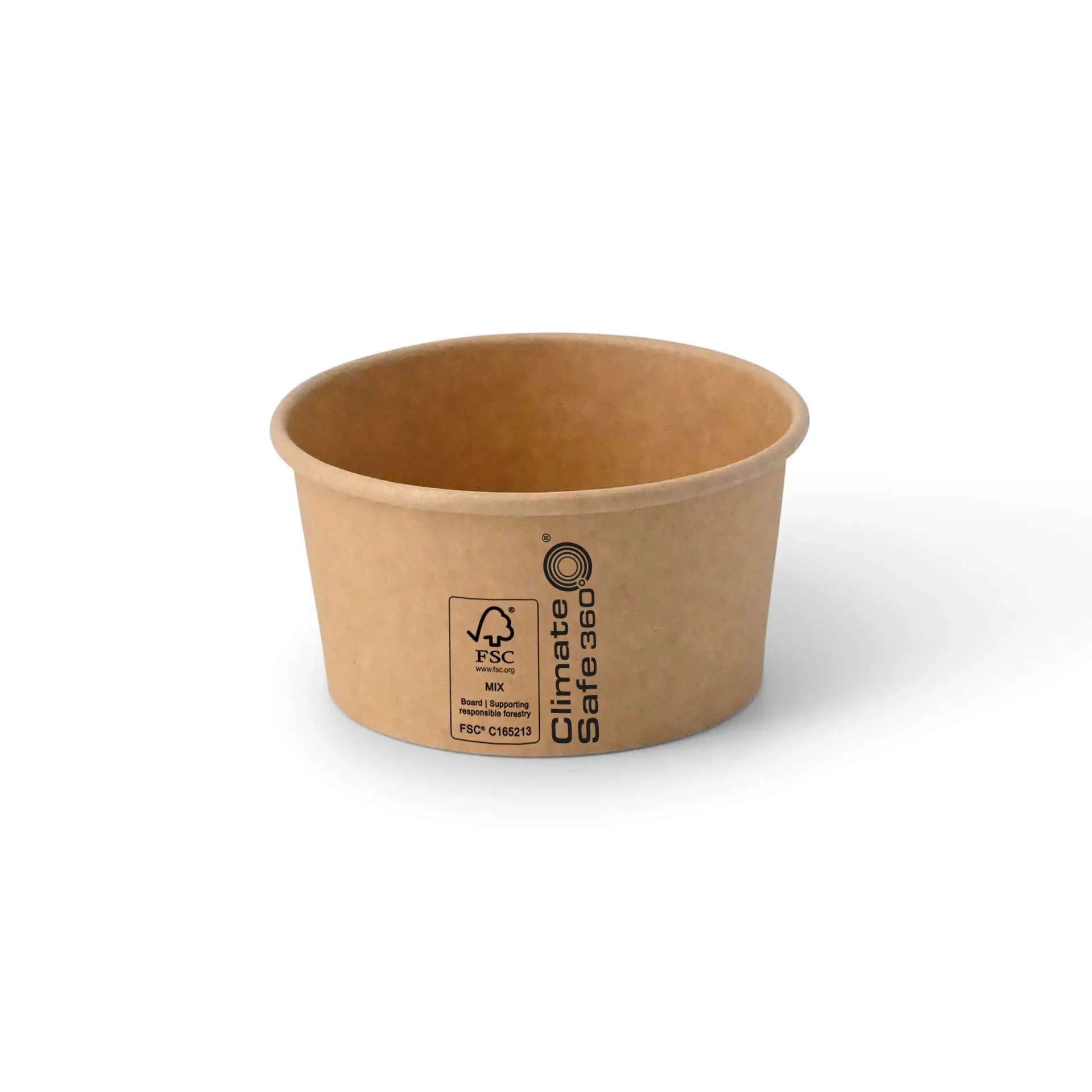 6 oz, max. 7.5 oz Paper cups ice cream S (coated), Ø 92 mm, brown