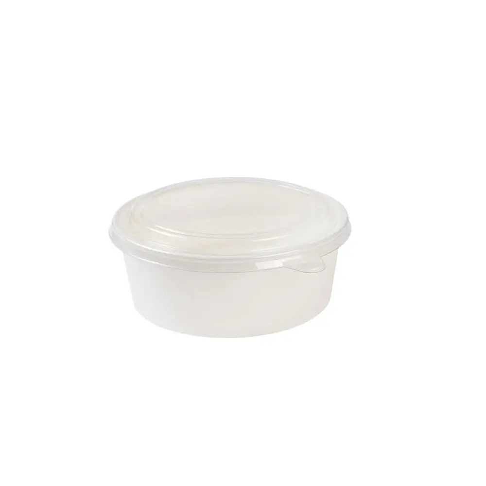 Cardboard-bowls 1000 ml, Ø 185 mm, white, round