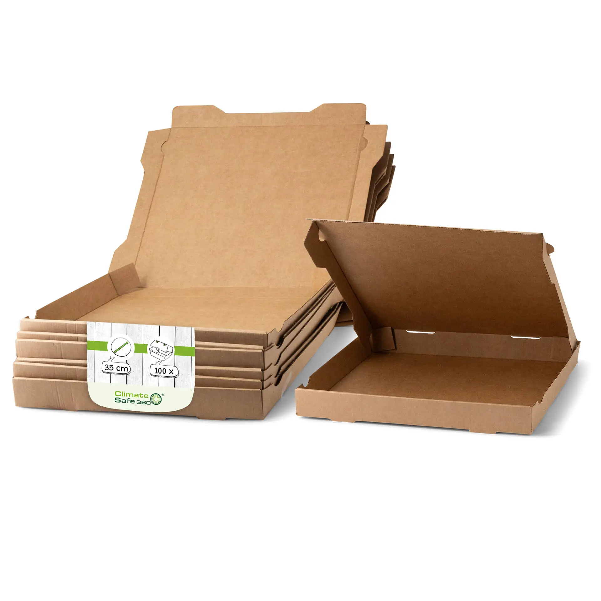 Pizza boxes Ø 35 cm, brown