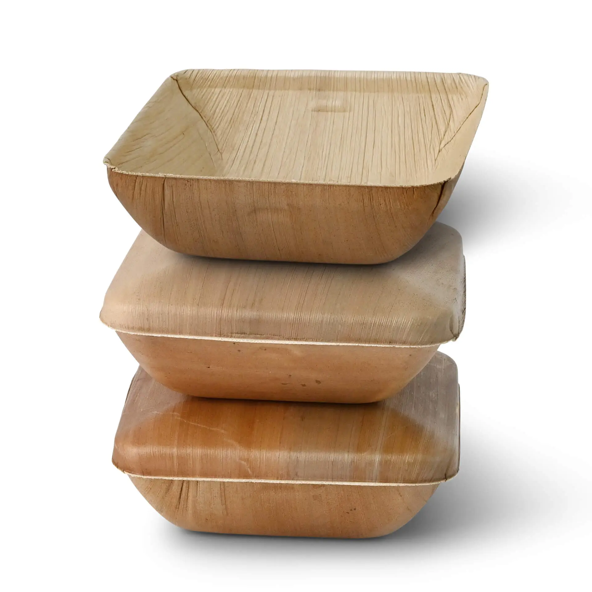 Palm leaf bowls "Palmware®" 800 ml, with lid, square