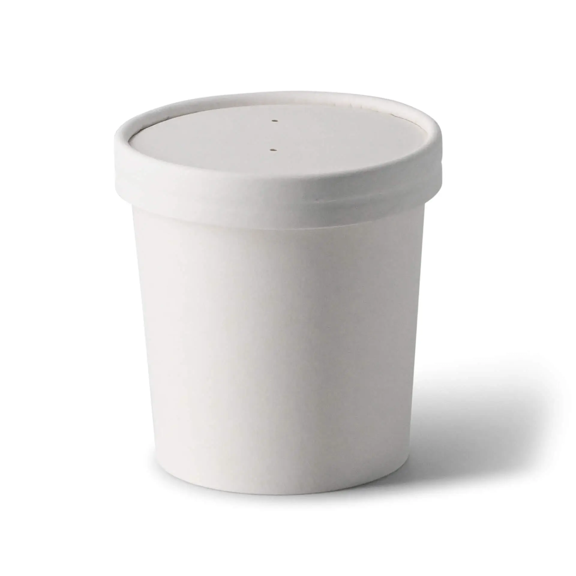 Soup cup to go made of cardboard (Premium) 12 oz, Ø 90 mm, white