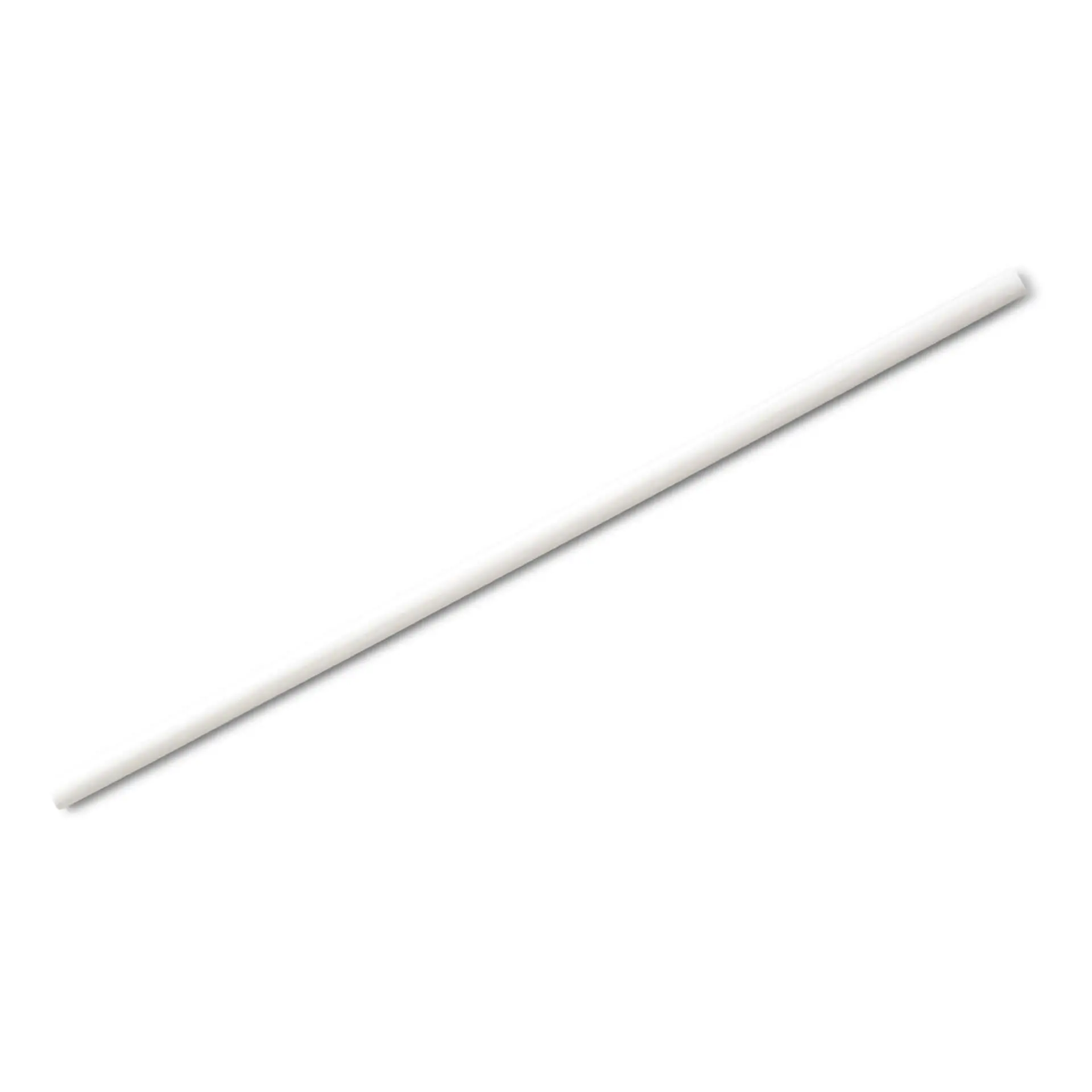 20 cm, Ø 0.5 cm Paper-straws, white, vertical splice